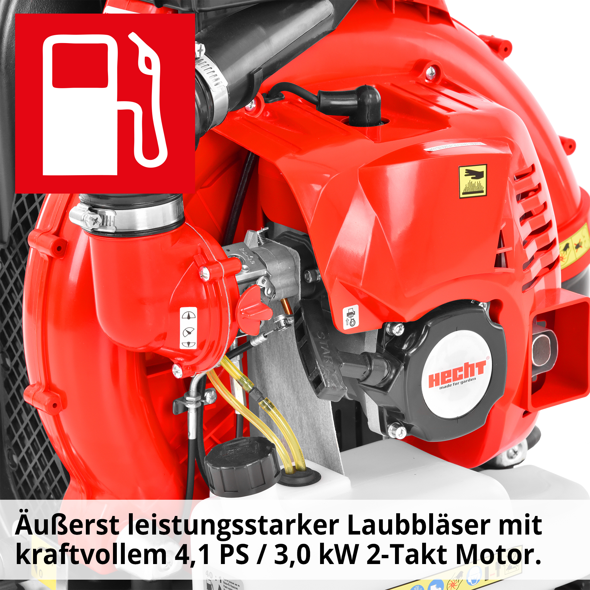 Benzin-Rückentragbarer Laubbläser mit leistungsstarkem 2 Takt-Motor und 1ps 