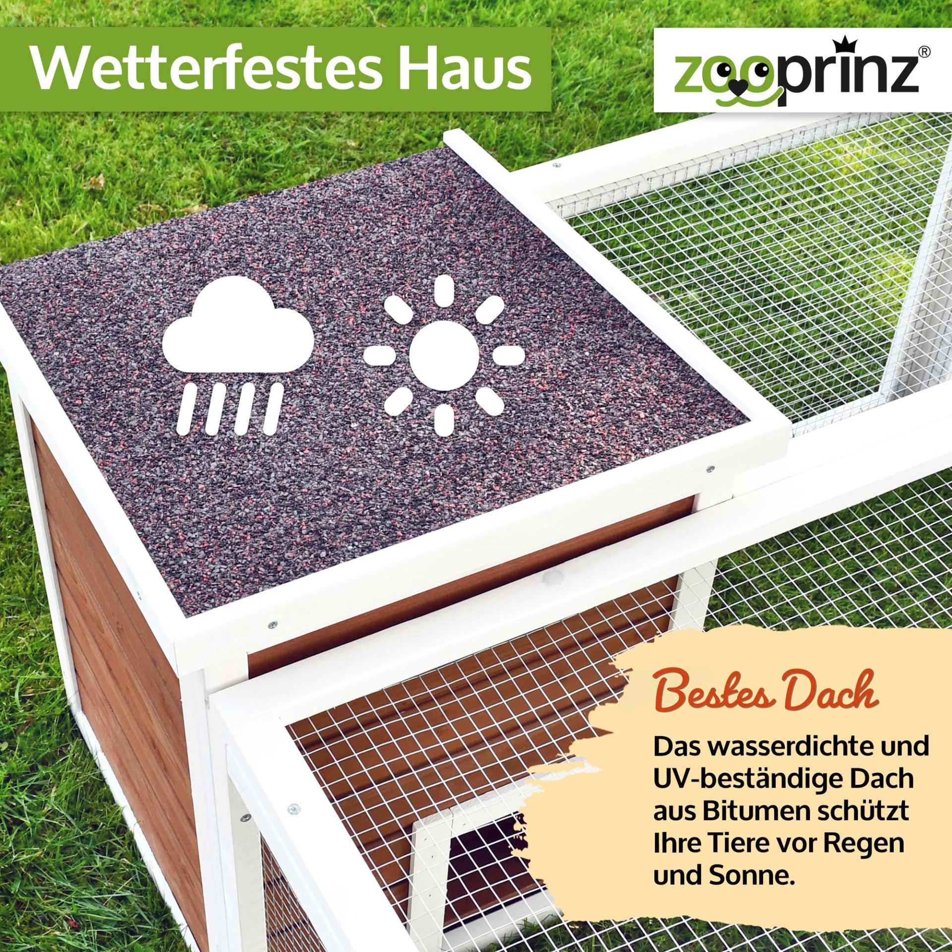 Hasenstall Rabbit Run Comfort; wetterbeständig