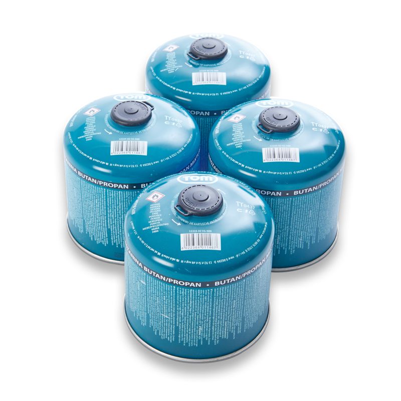 TOM CG-500 Butan Gas 500 Gramm Kartusche 4 Stück TOM CG-500 Butan Gas 500 Gramm Kartusche 4 Stück