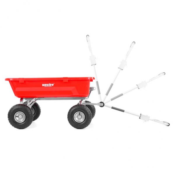 Gartenwagen HECHT 52150 stabil gebaut mit Metallrahmen und Kunststoffmulde