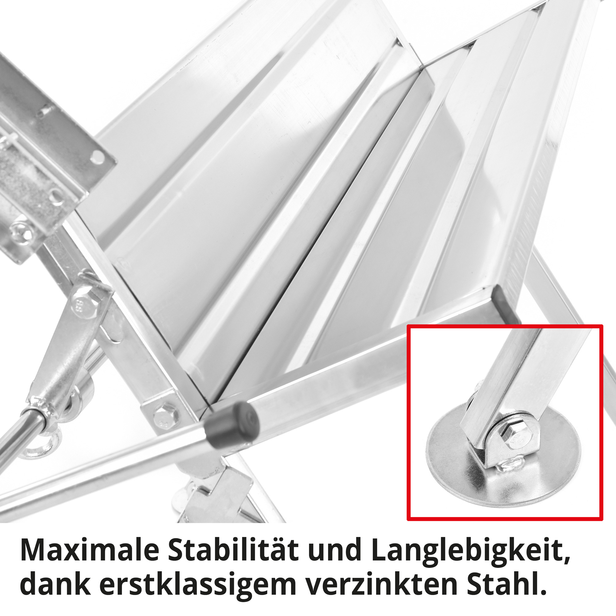 HECHT 902 Sägebockständer mit maximaler Stabilität und Langlebigkeit, dank erstklassigem verzinkten Stahl