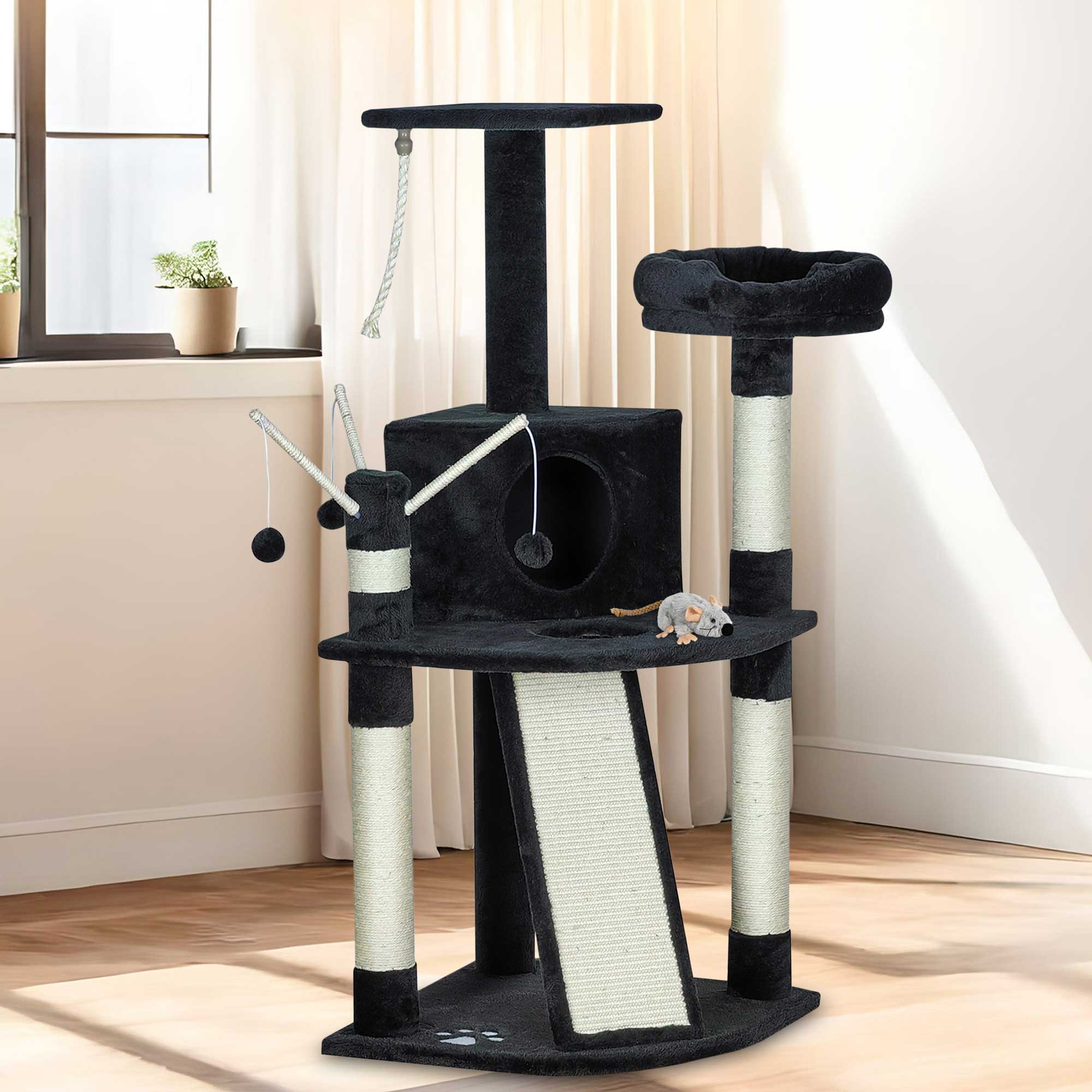 Zooprinz Katzenbaum Lola dunkelgrau