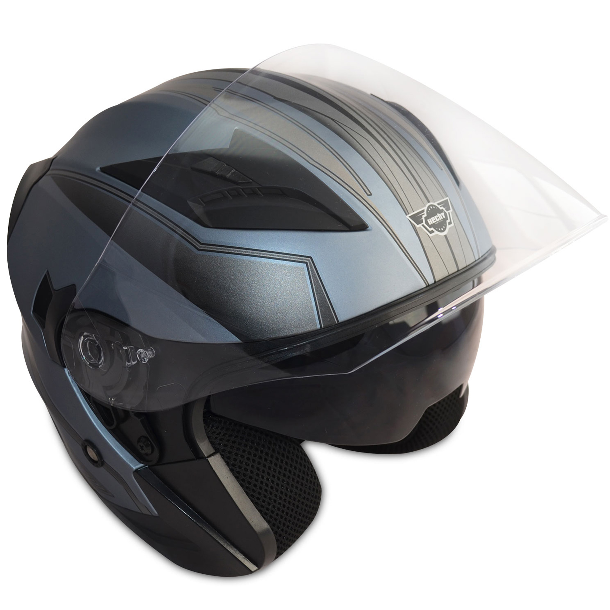 Hecht 52627 XS Motorradhelm Anthrazit 