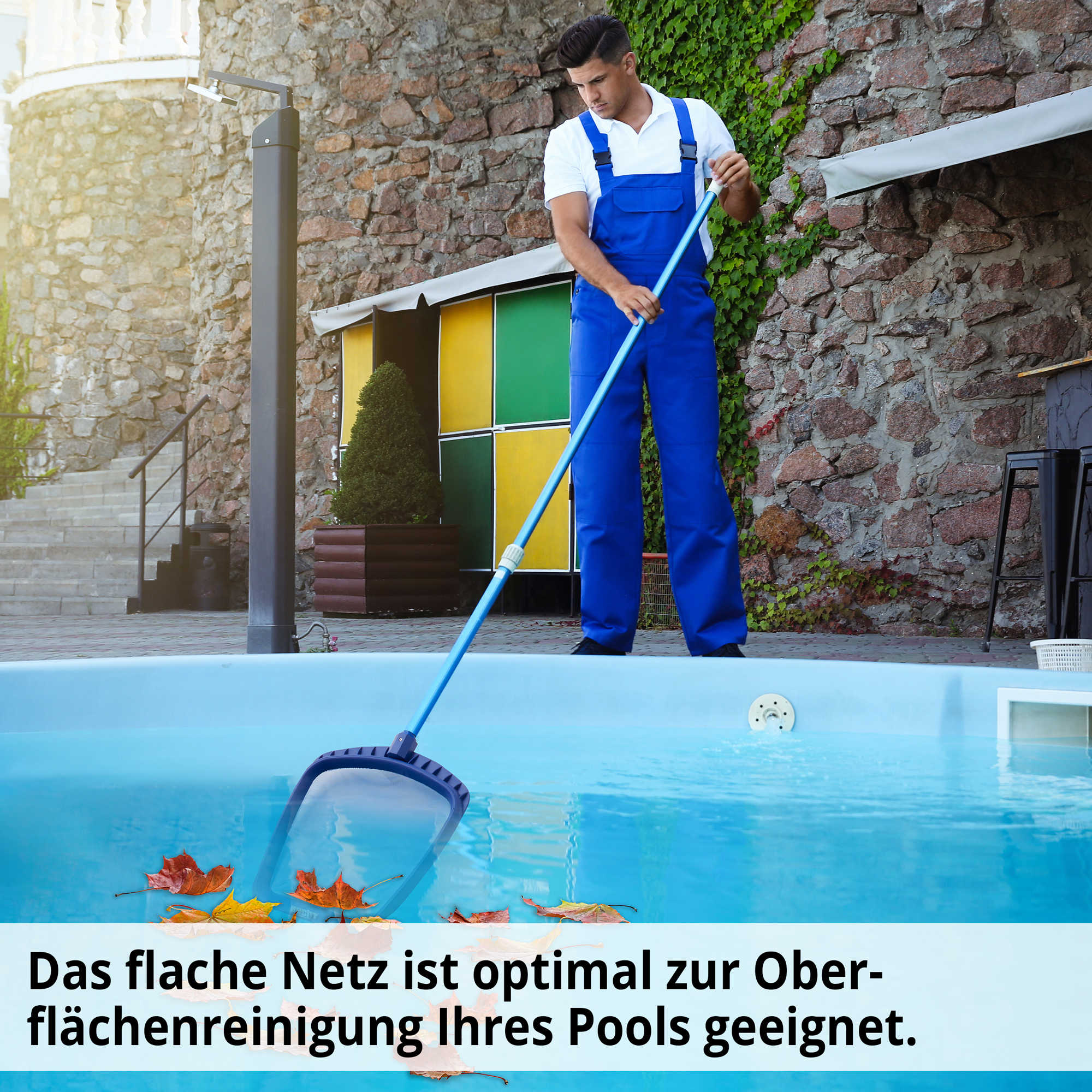 HECHT Poolkescher Set »060302 + 060402« optimal für die Oberflächenreinigung