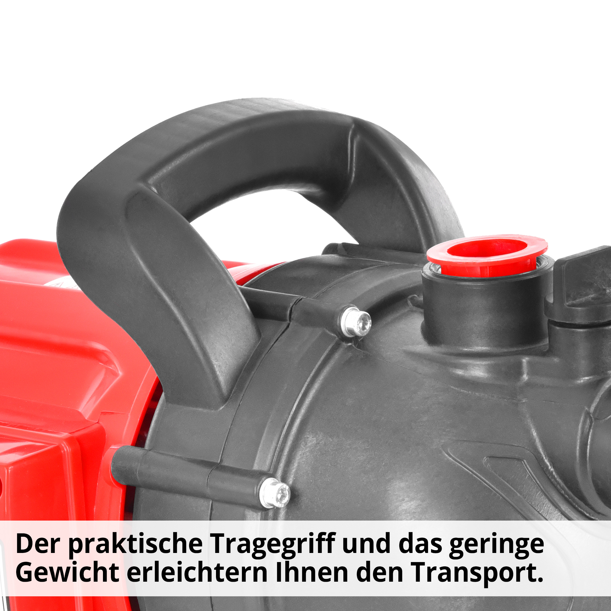 Kreiselpumpe; Tragegriff und geringes Gewicht für einfachen Transport