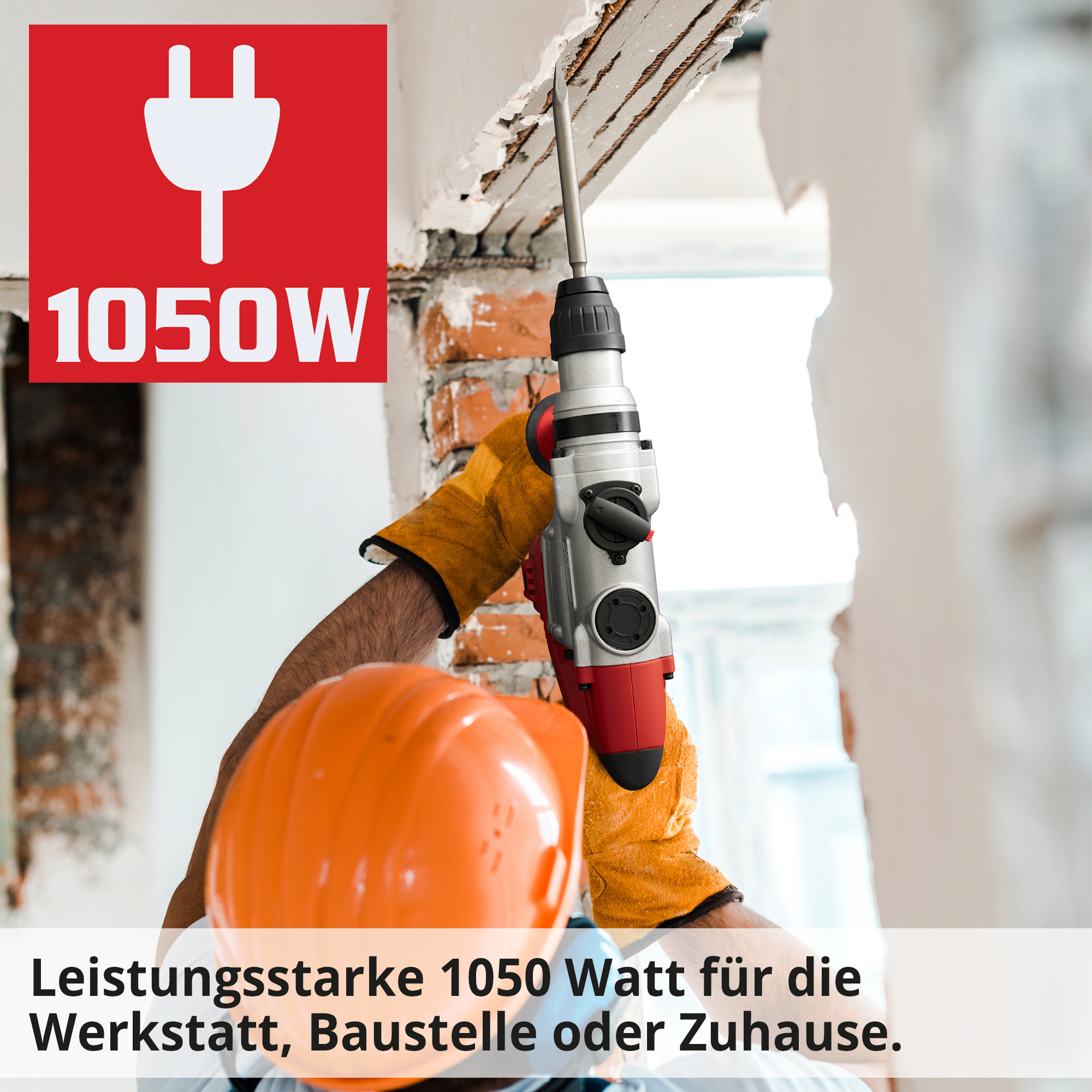 HECHT 1028 Bohrhammer; Leistungsstark mit 1050 Watt