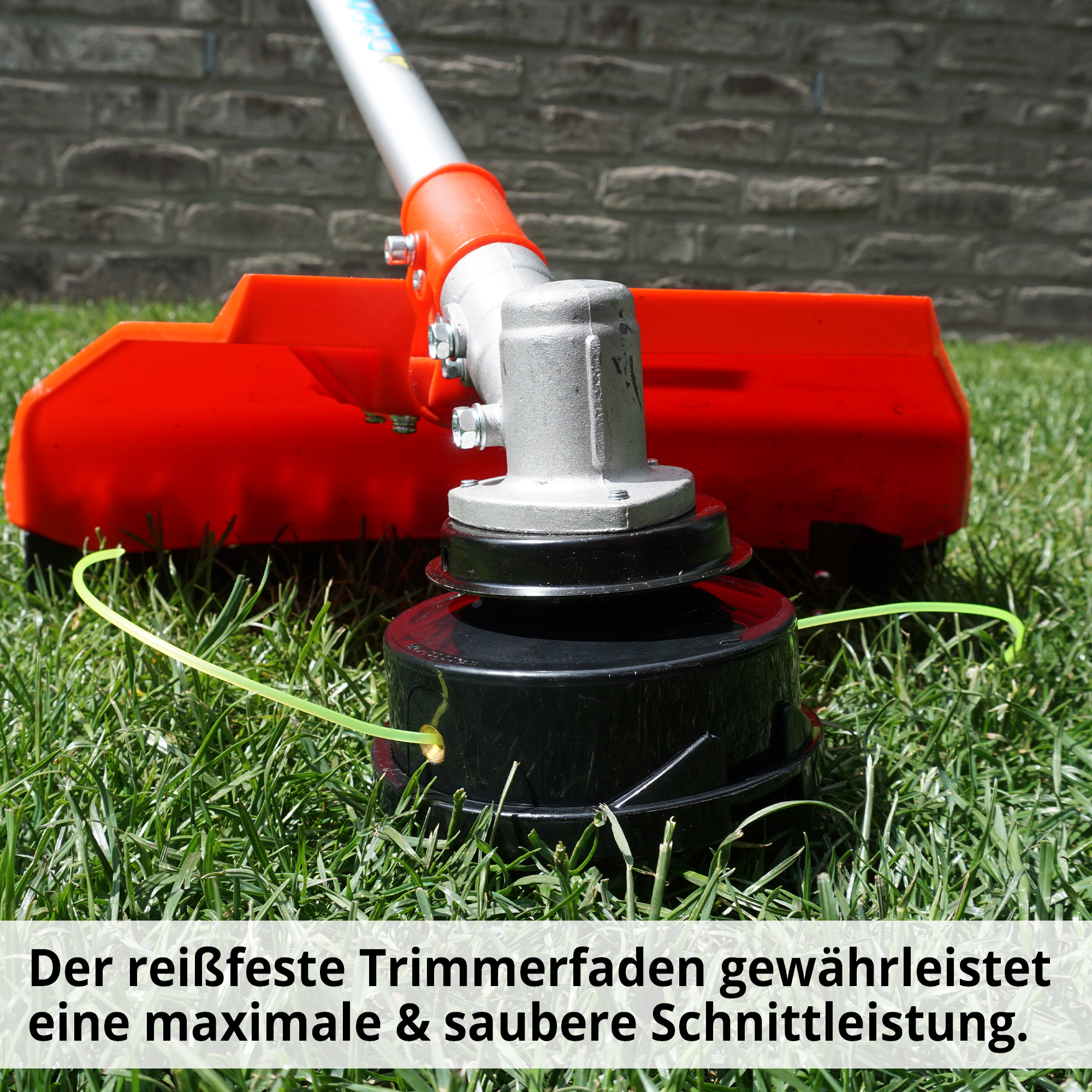 Hecht 10009024 Mähfaden; Der reißfeste Trimmerfaden gewährleistet eine maximale und saubere Schnittleistung