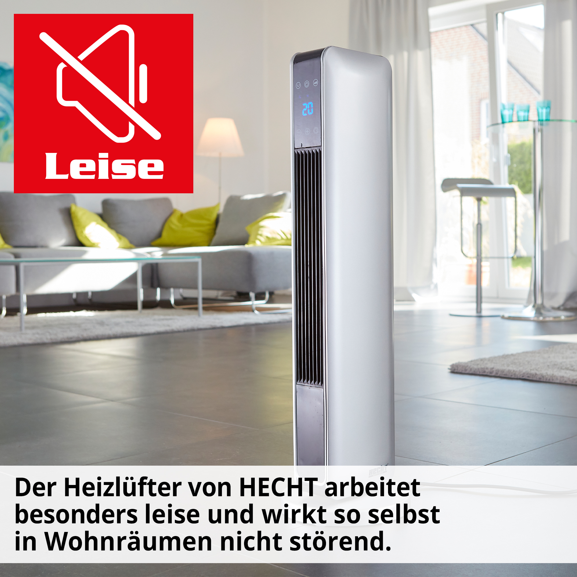 Keramik Heizlüfter; besonders leise