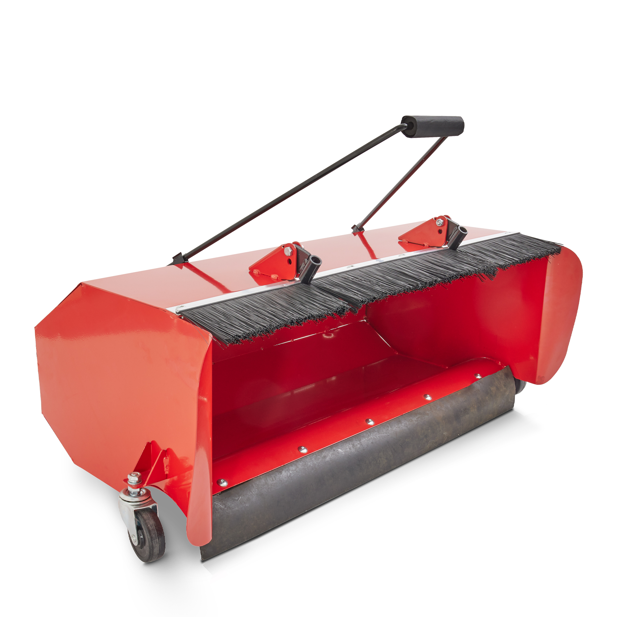 Auffangbehälter HECHT 008680 B aus Stahl für Kehrmaschinen mit 75 L Volumen Auffangbehälter HECHT 008680 B aus Stahl für Kehrmaschinen mit 75 L Volumen