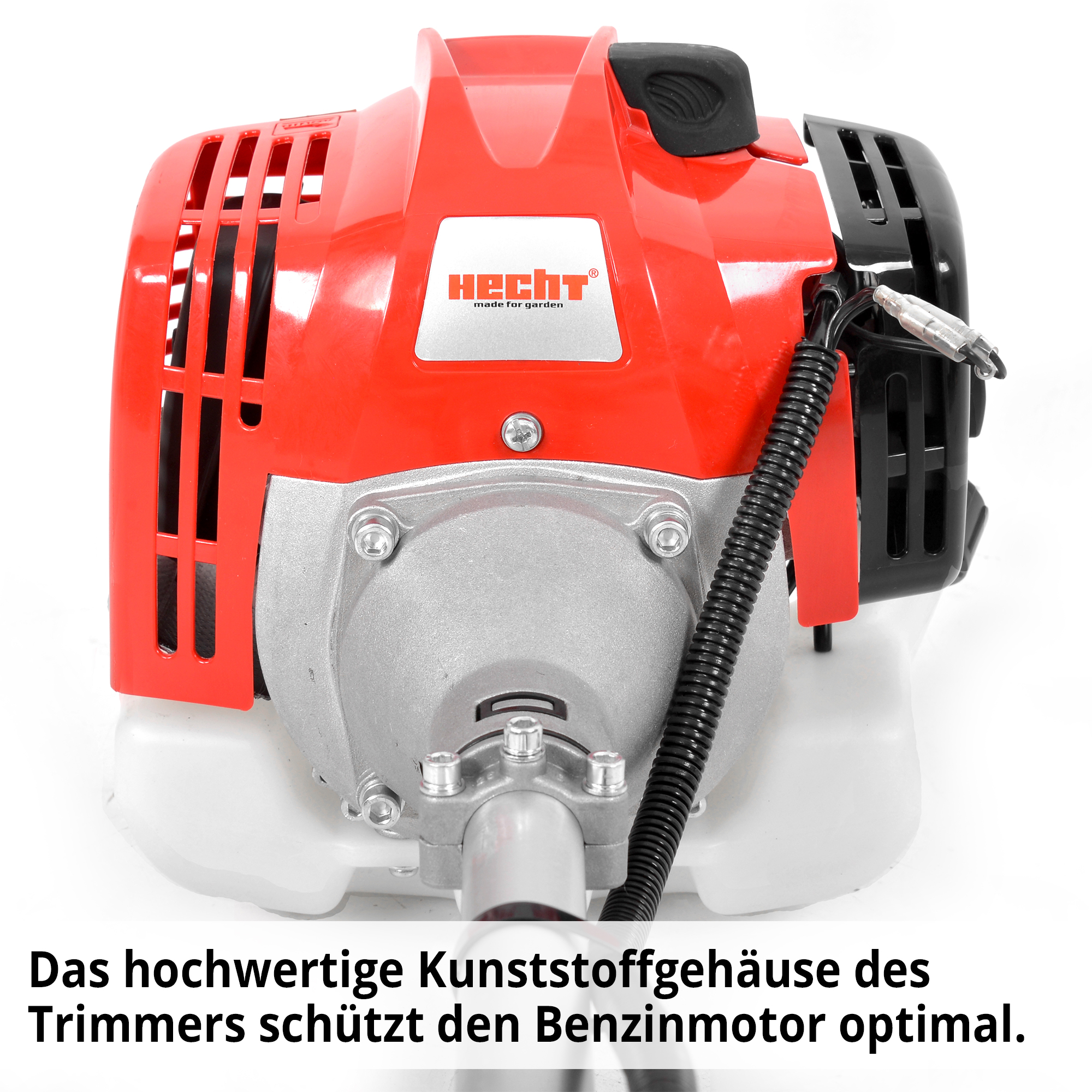 Benzin-Freischneider mit robusten Kunststoffgehäuse und Benzinmotor 