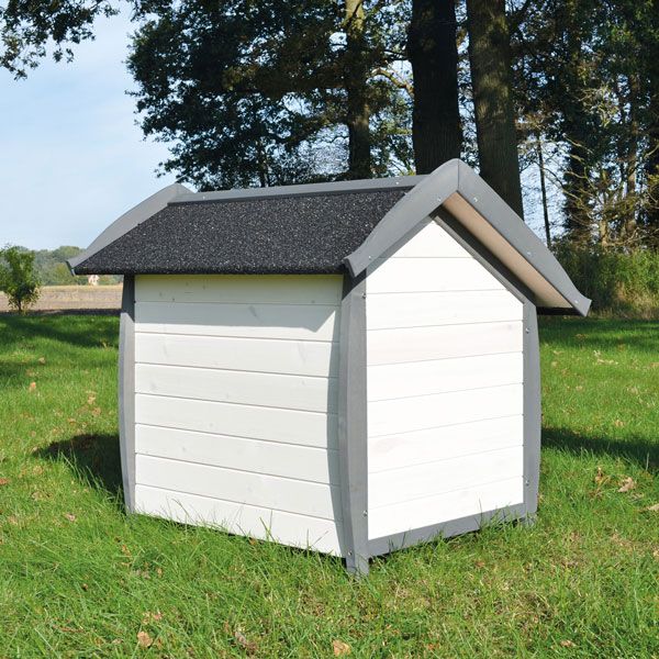 zooprinz Hundehütte »Bella« Holzfüße verhindern Bodennässe und Kälte