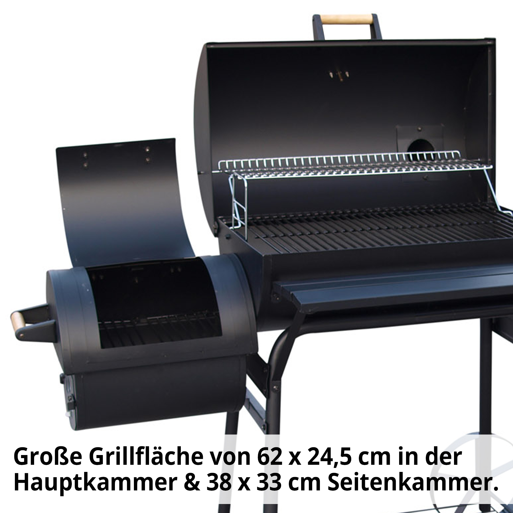 HECHT Luxus Smoker Grill »Sentinel« Maße für Grillfläche