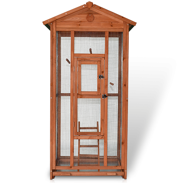 zooprinz Vogelvoliere Modell L  Vogelgehege mit Sitzstangen und Leiter zooprinz Vogelvoliere Modell L  Vogelgehege mit Sitzstangen und Leiter