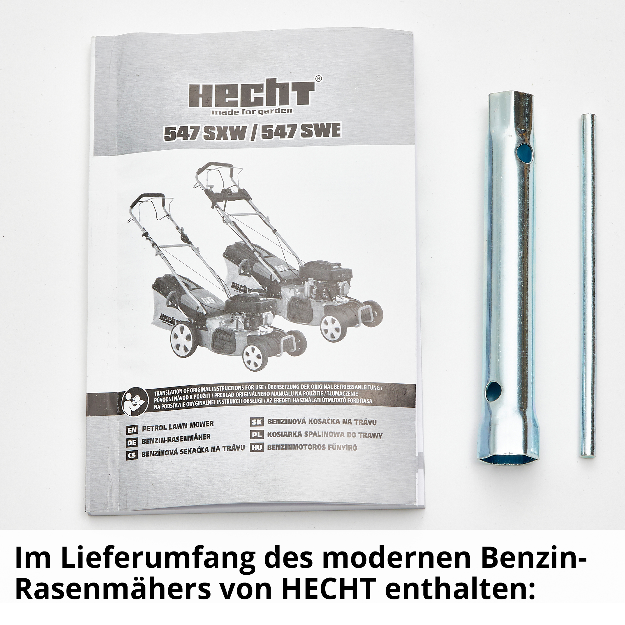 Lieferumfang des Hecht 547 SXW