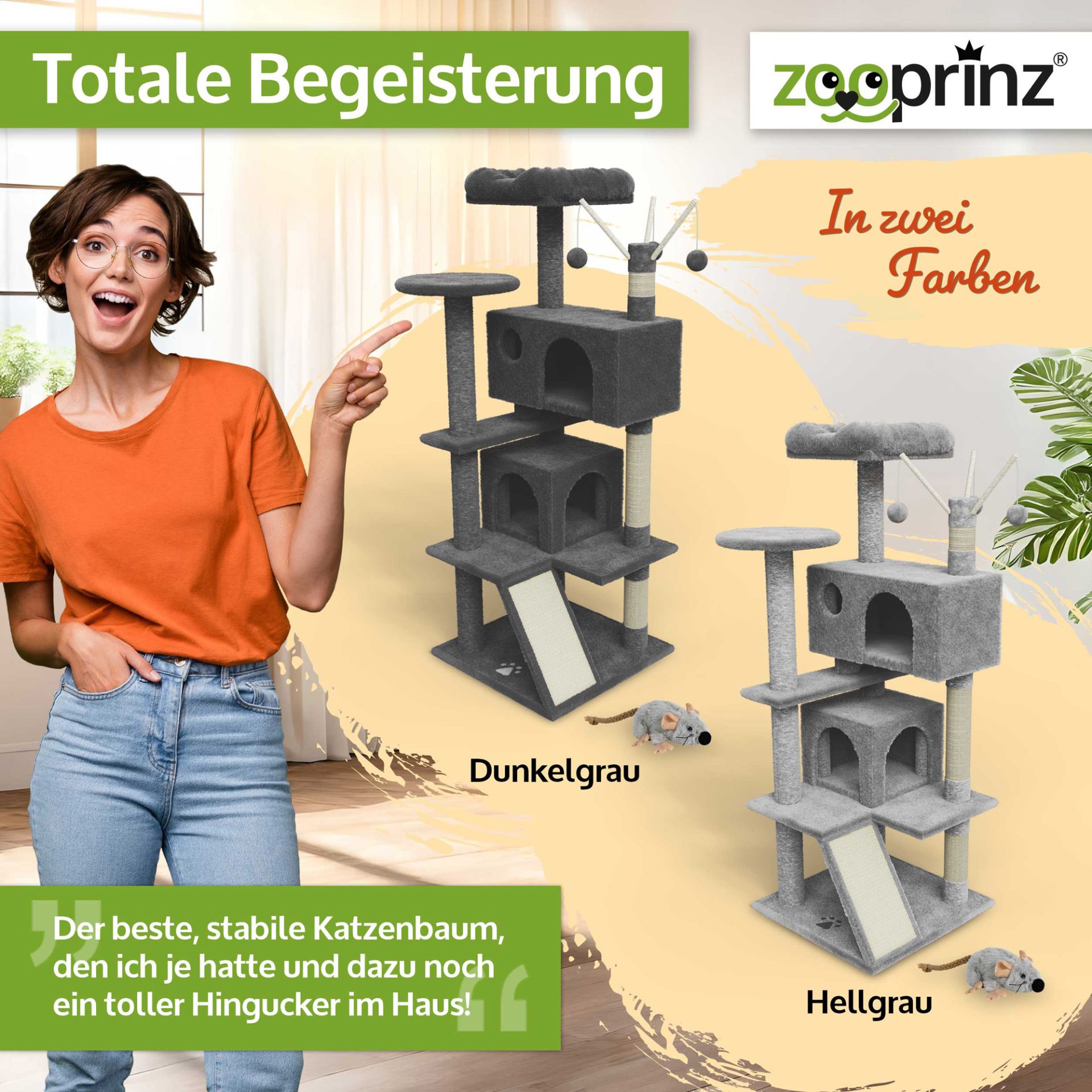 Katzenbaum Kitty; beste Kundenzufriedenheit