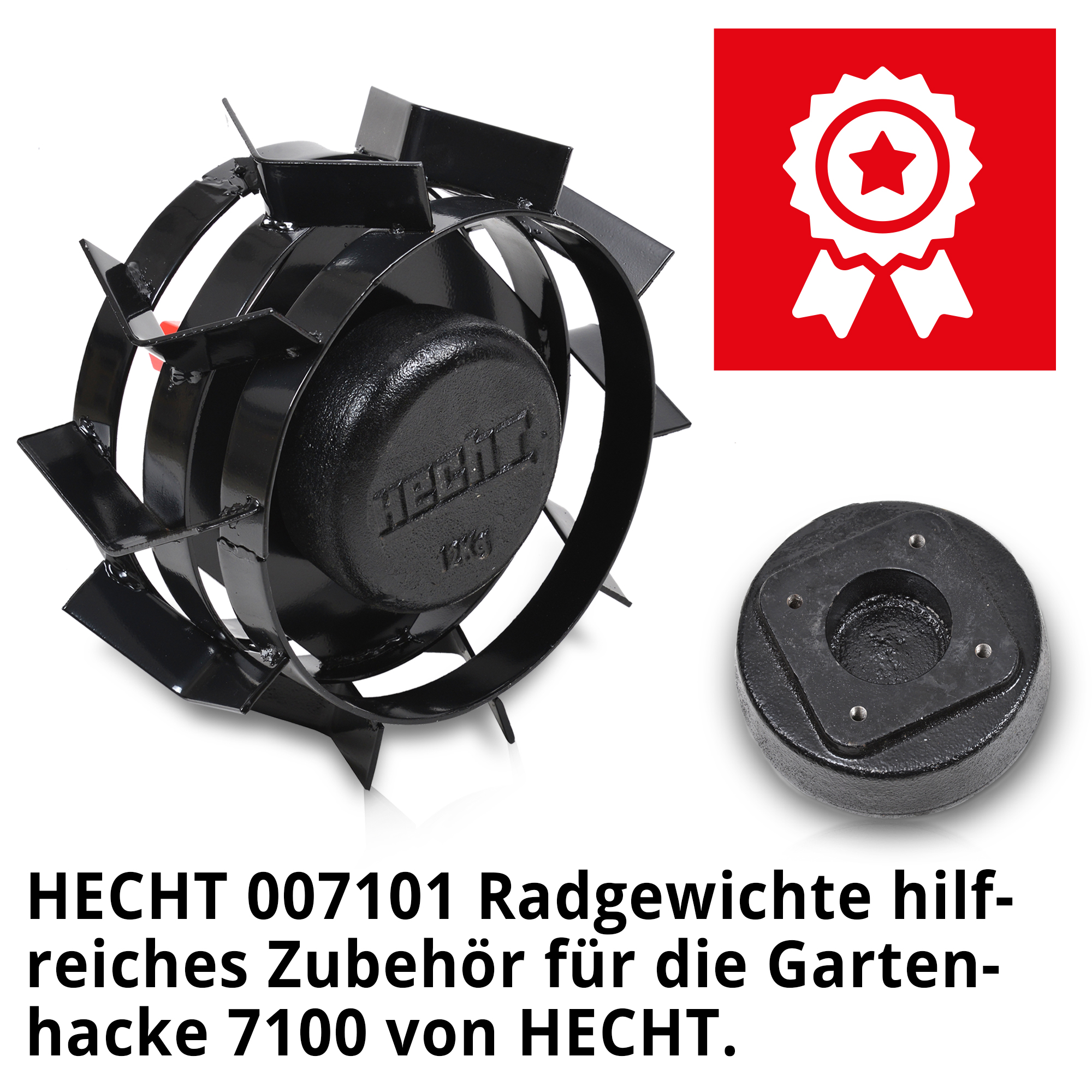 Radgewichte für Schaufelräder Motorhacken