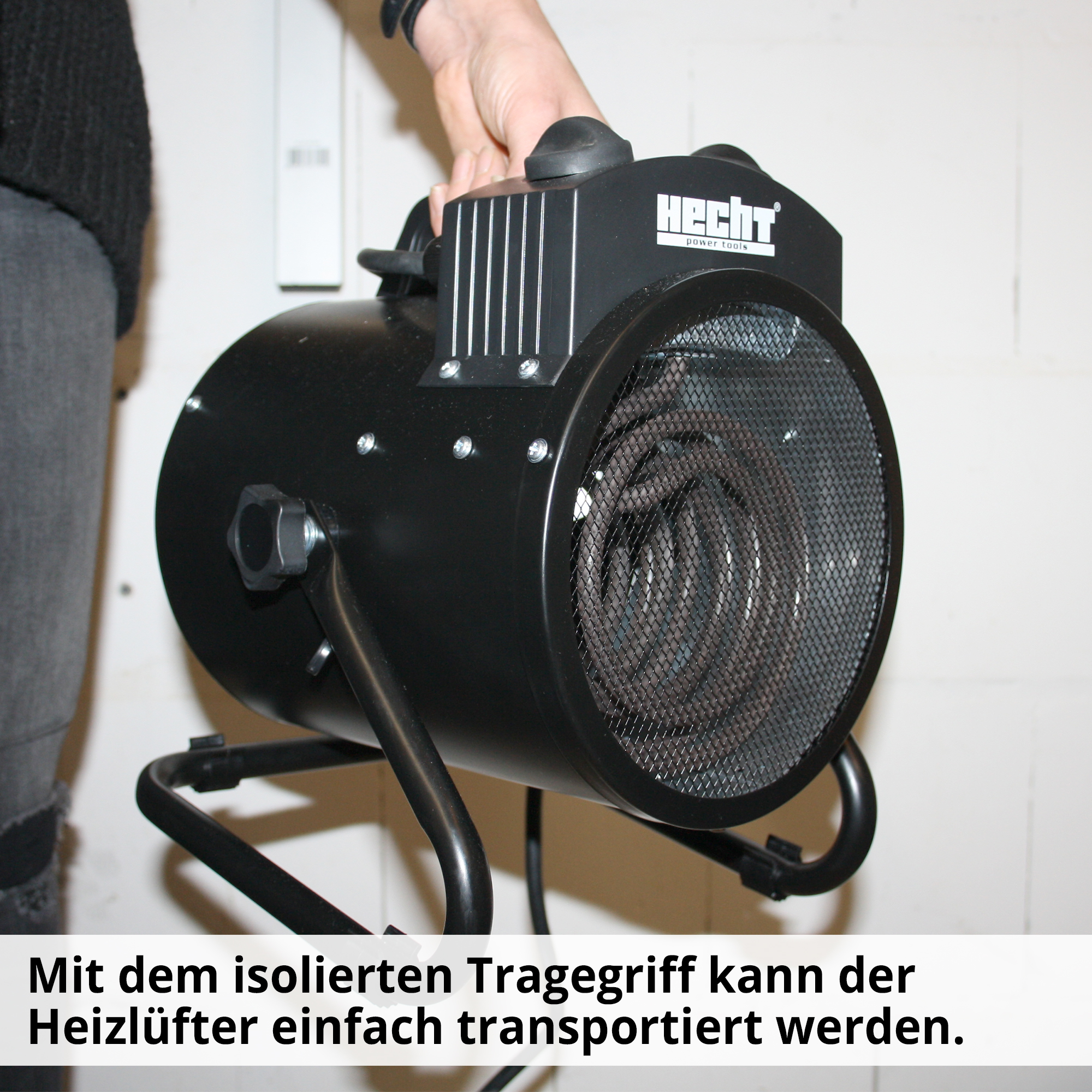 HECHT Elektro Heizlüfter »3329« Elektro Heizlüfter mit isoliertem Tragegriff