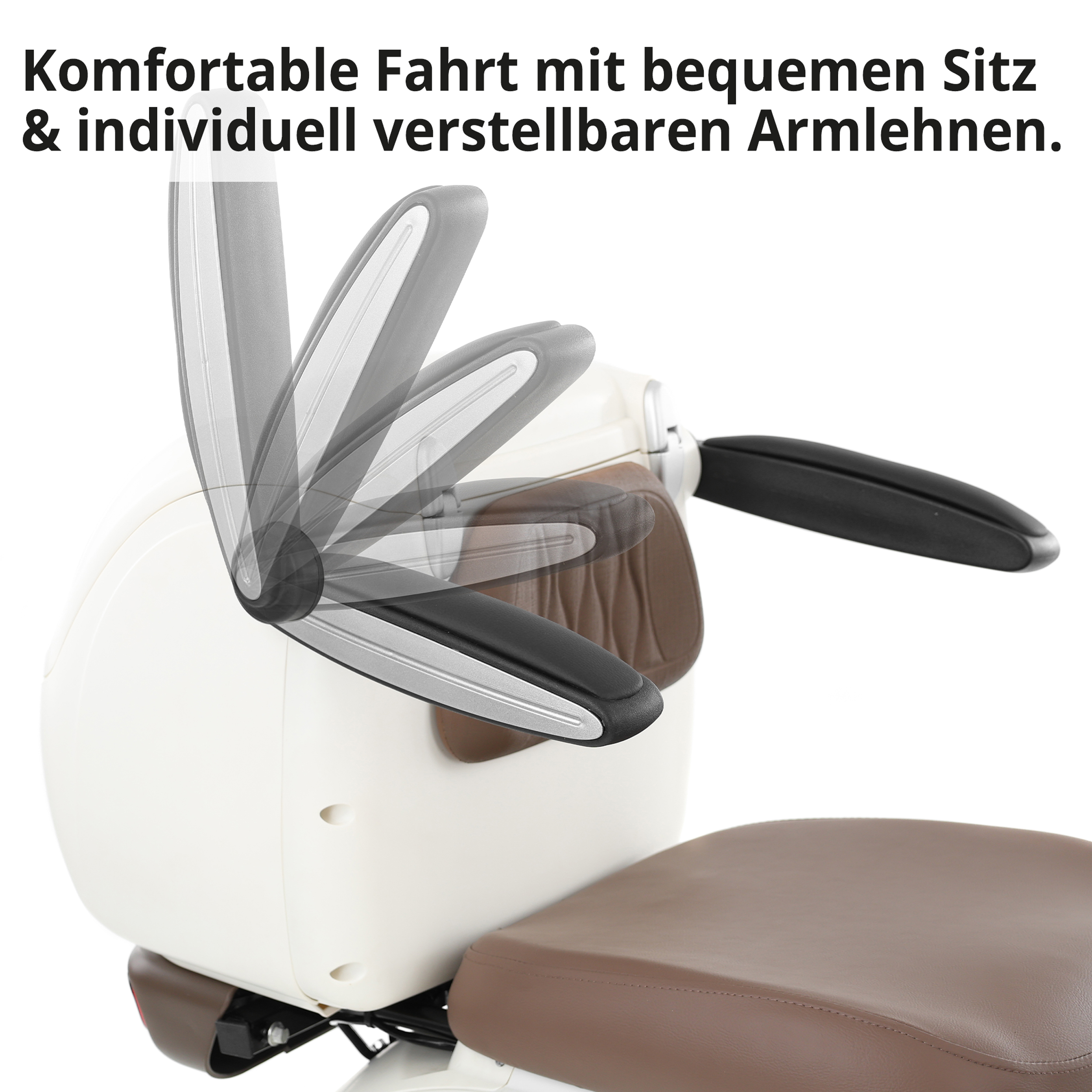 Seniorenmobil HECHT Elegante mit bequemen Sitz und verstellbaren Armlehnen