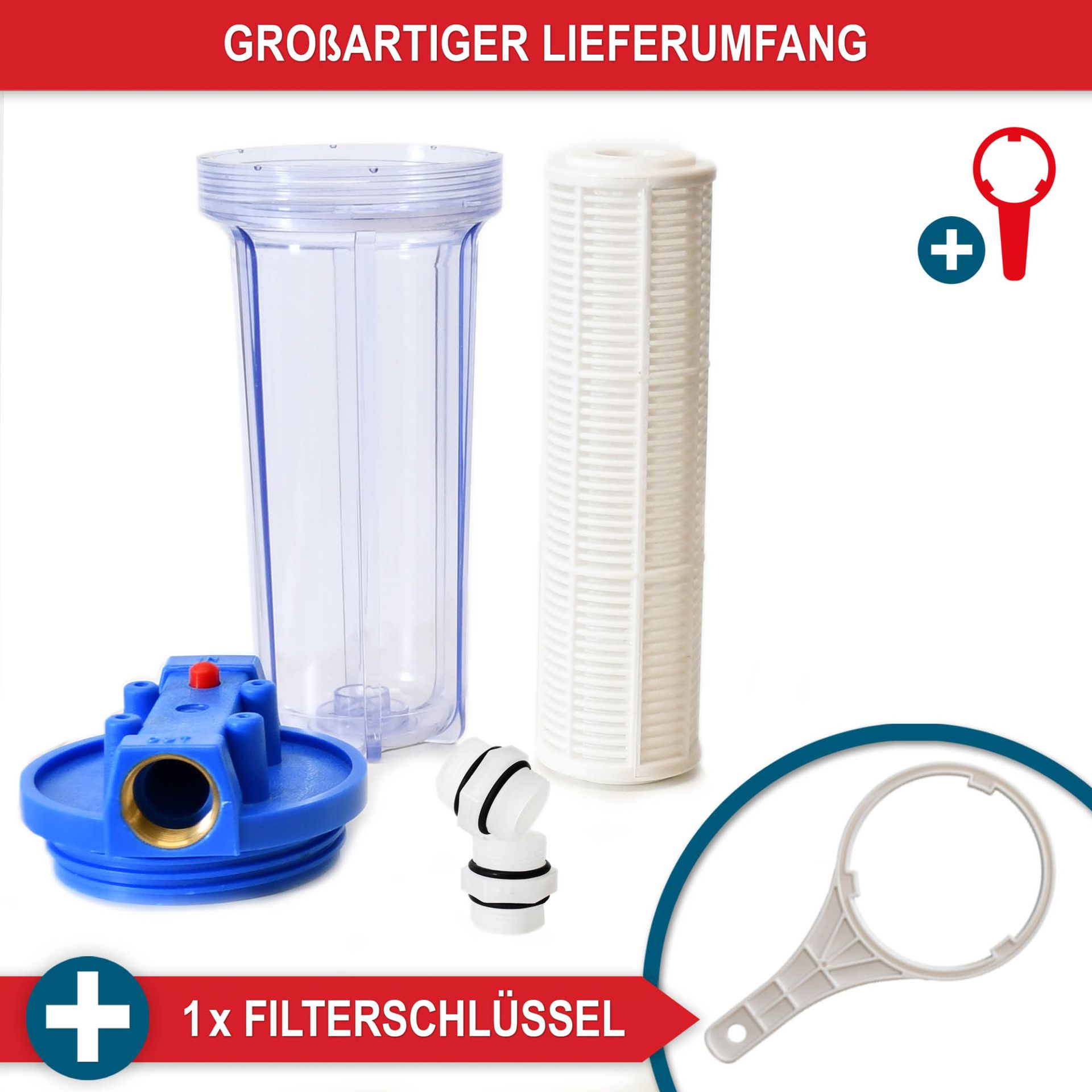 Wasserfilter WF-6055 inklusive 1 Filterschlüssel