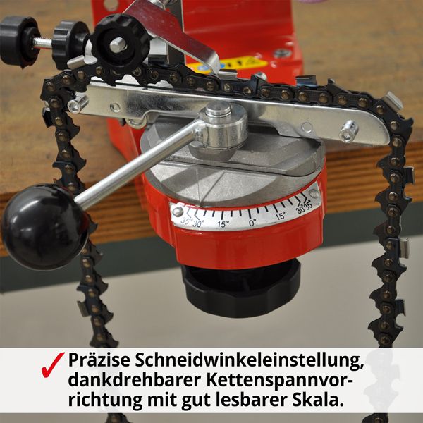 HECHT Kettenschärfgerät 9230 Kettenschärfgerät mit Schneidwinkelverstellung 