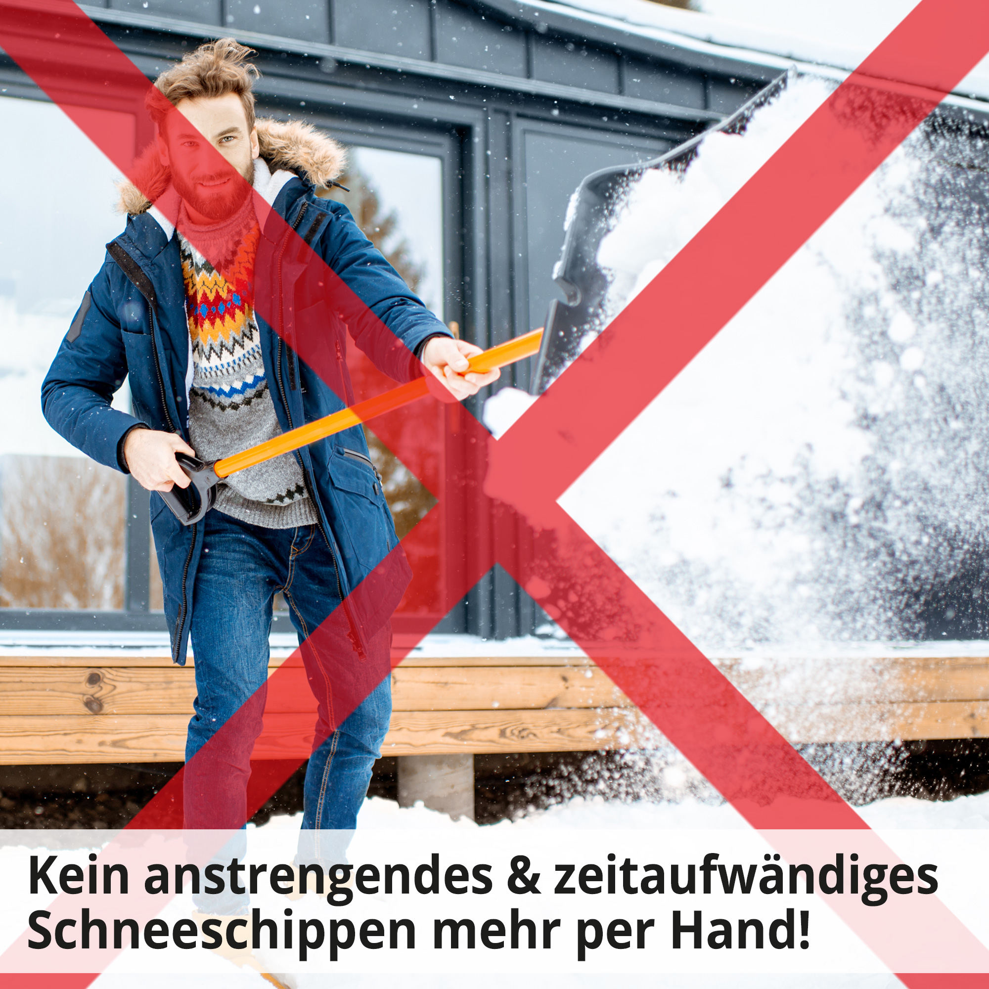 Hecht 9661 Benzin Schneefräse; Kein anstrengendes und zeitaufwändiges Schneeschippen mehr per Hand