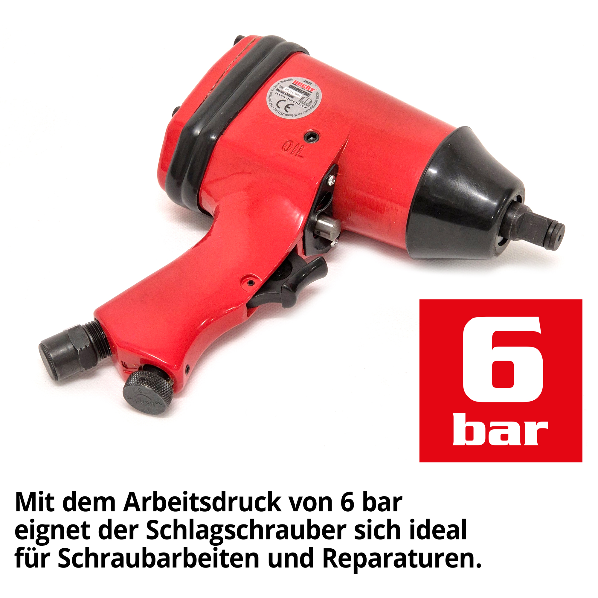 Druckluftwerkzeug & Zubehör Set XL mit perfektem Arbeitsdruck für Schraubarbeiten und Reperaturen