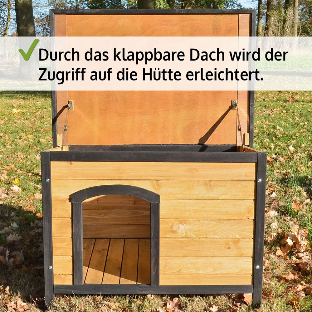 Hundehütte Carlo M; klappbares Dach
