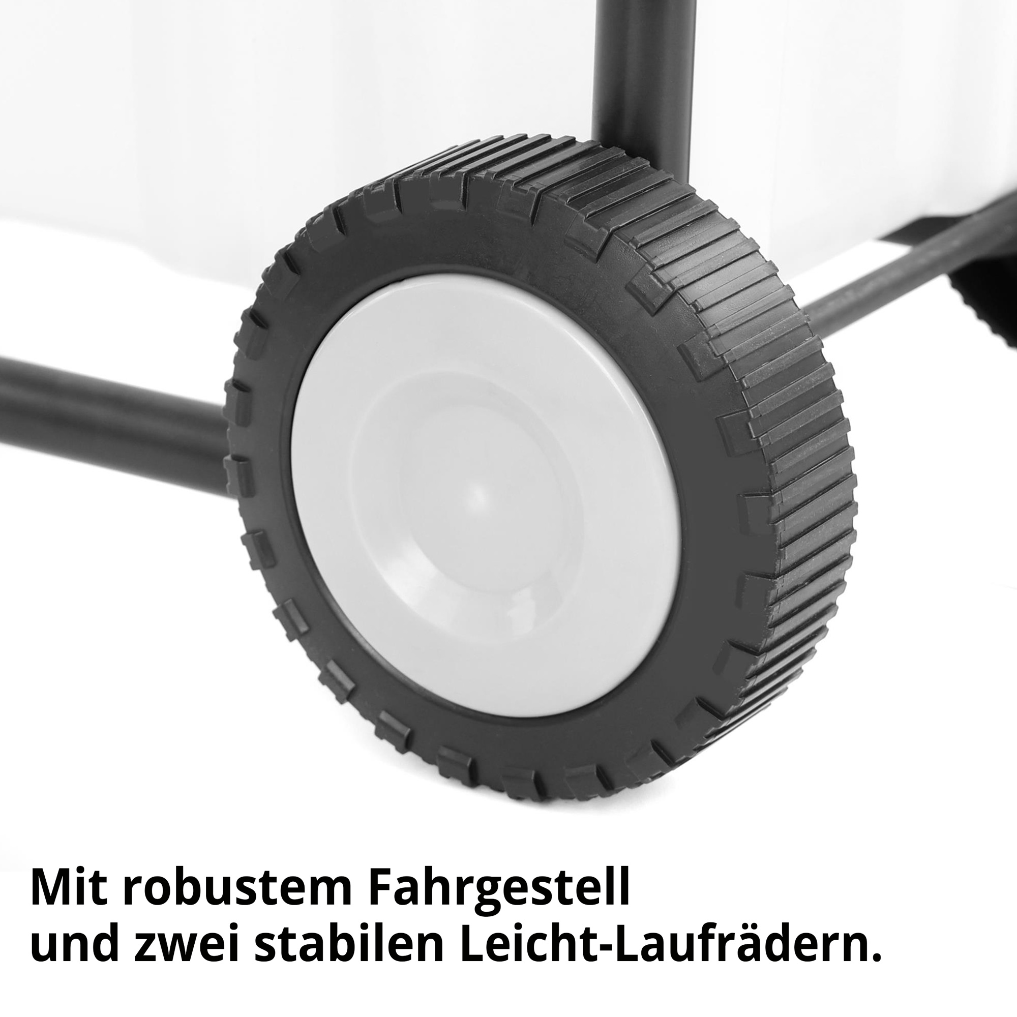 HECHT 626 Box - Elektro Gartenhäcksler; Mit robusten Fahrgestell und 2 stabilen Leicht-Laufräder