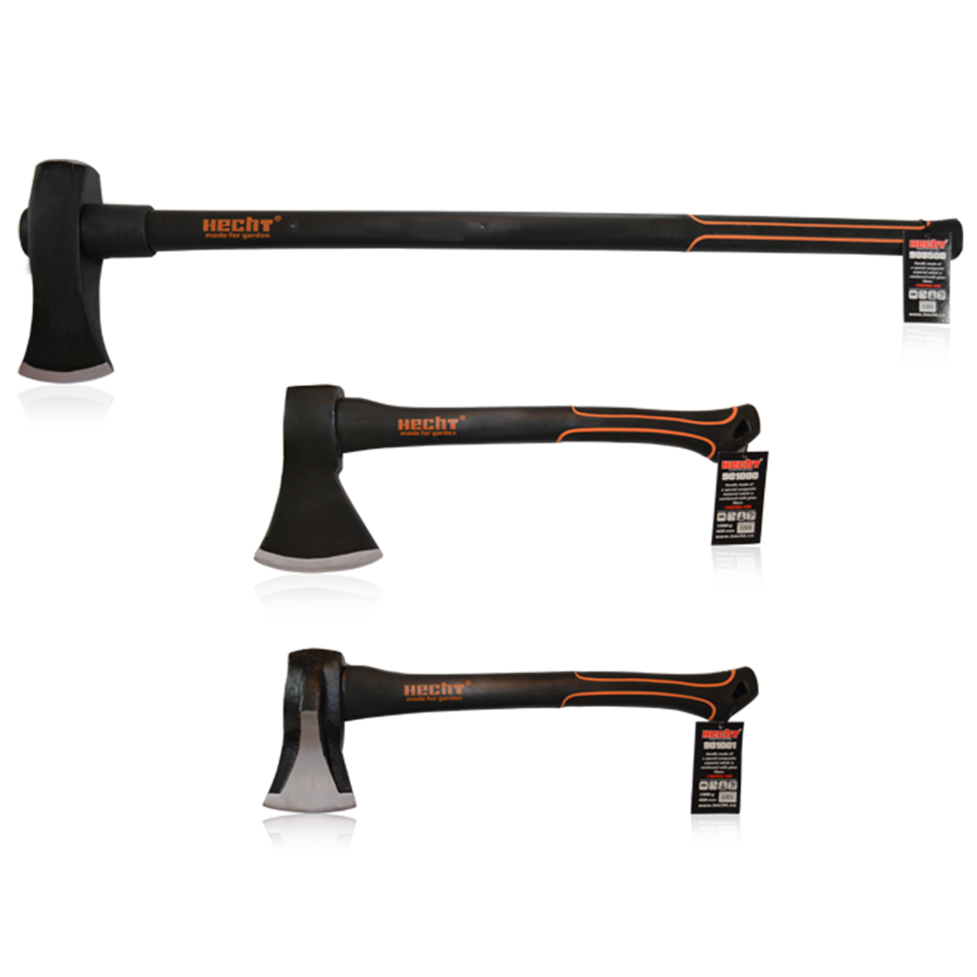 HECHT 3er Axt Set »Nr. 2« Axt für jede Anwendung