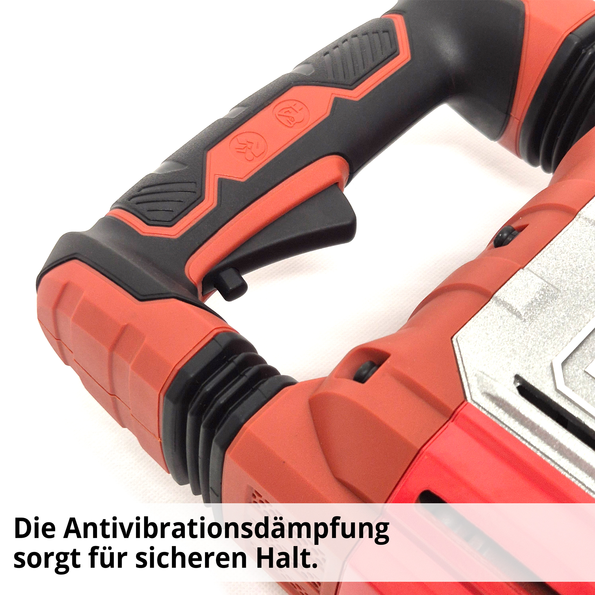 Antivibrationshandgriff gedämpft Abbruchhammer Schalter Bedienung HECHT 1093 sicher
