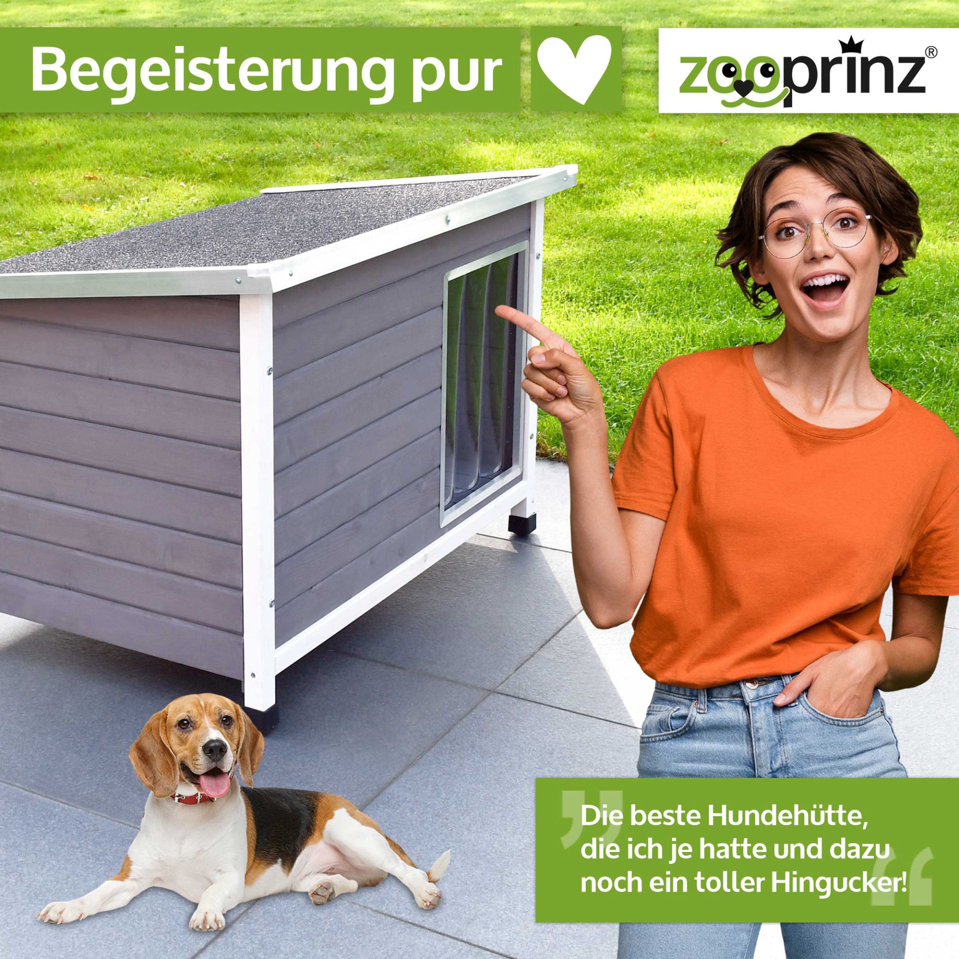 Hundehütte Jacky; beste Kundenzufriedenheit