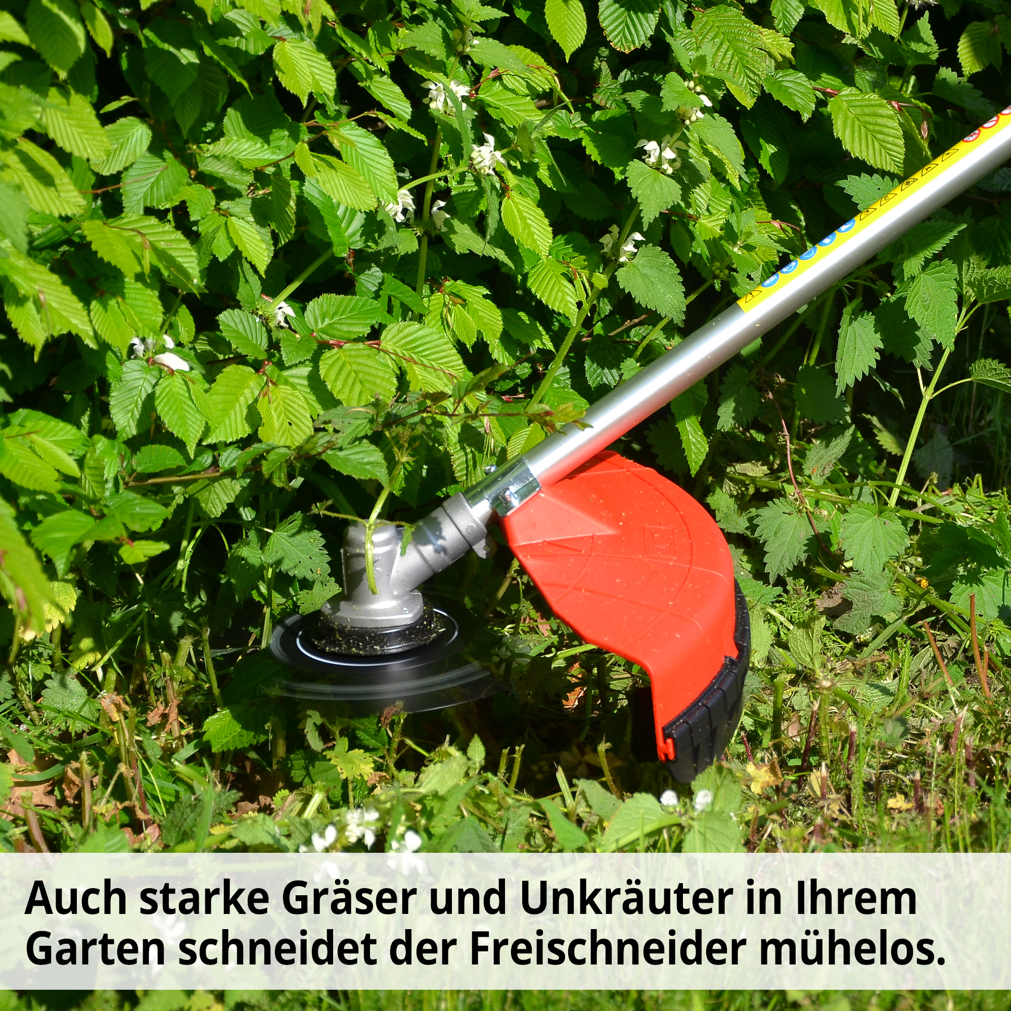 Benzin-Rasentrimmer ohne Kabel und 43 cm Schnittbreite 