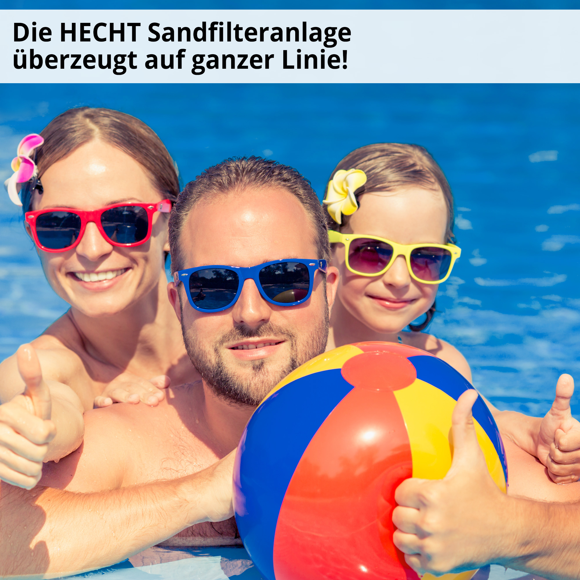 Hecht 302200 Sandfilteranlage; Überzeugt auf ganzer Linie