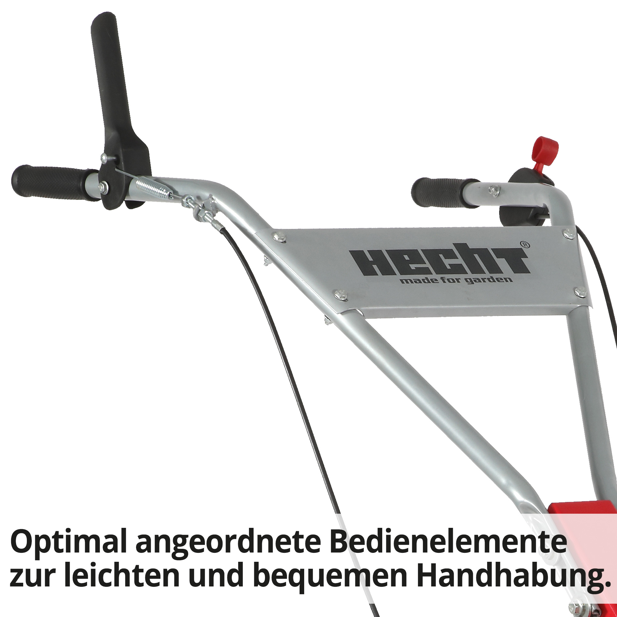 Gartenhacke; Einfache Bedienung dank optimal angeordneter Bedienelemente