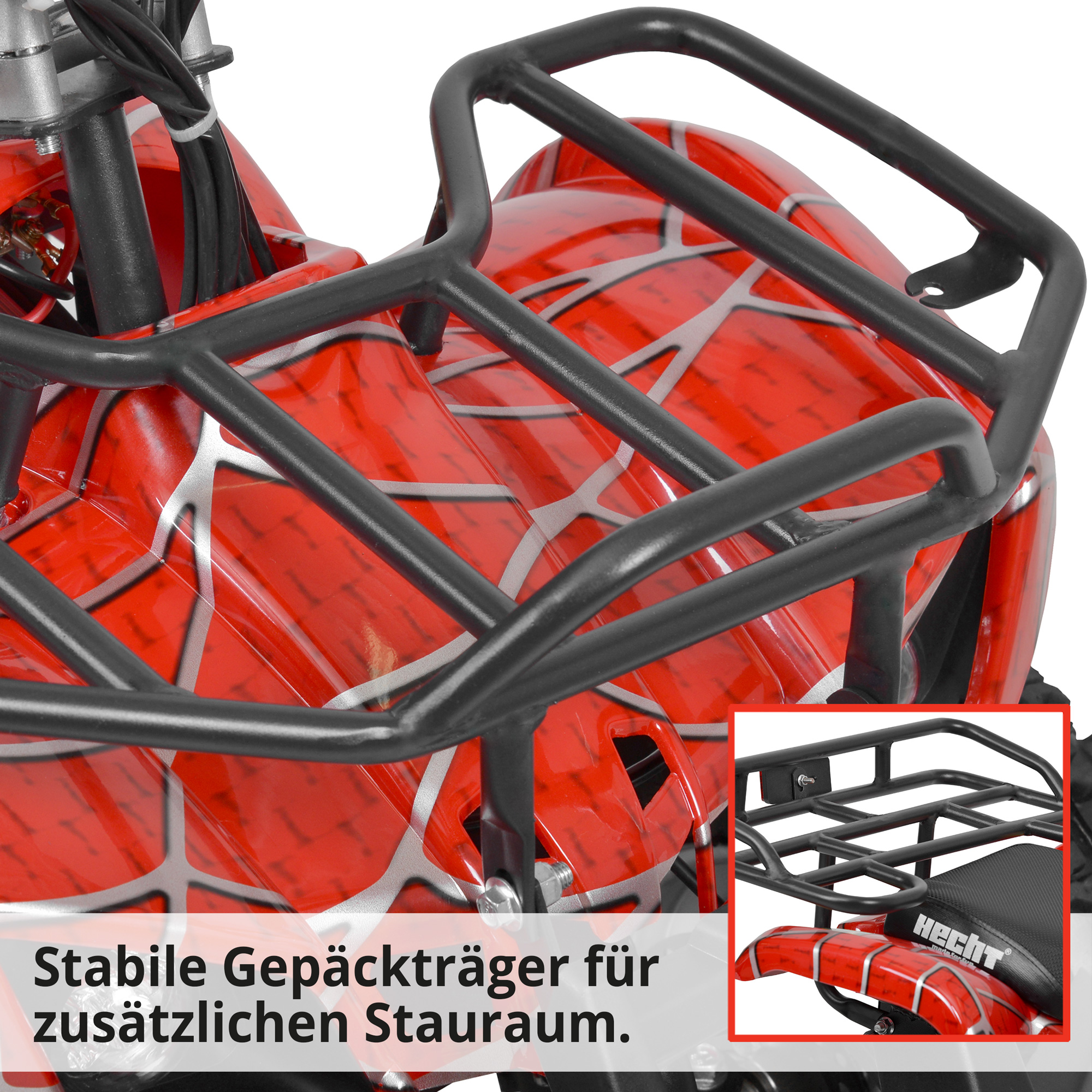 Quad; Stabiler Gepäckträger