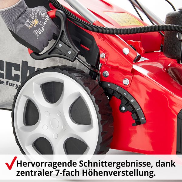 HECHT Benzin-Rasenmäher »548 SWE« Benzin-Rasenmäher mit verstellbarer Schnitthöhe
