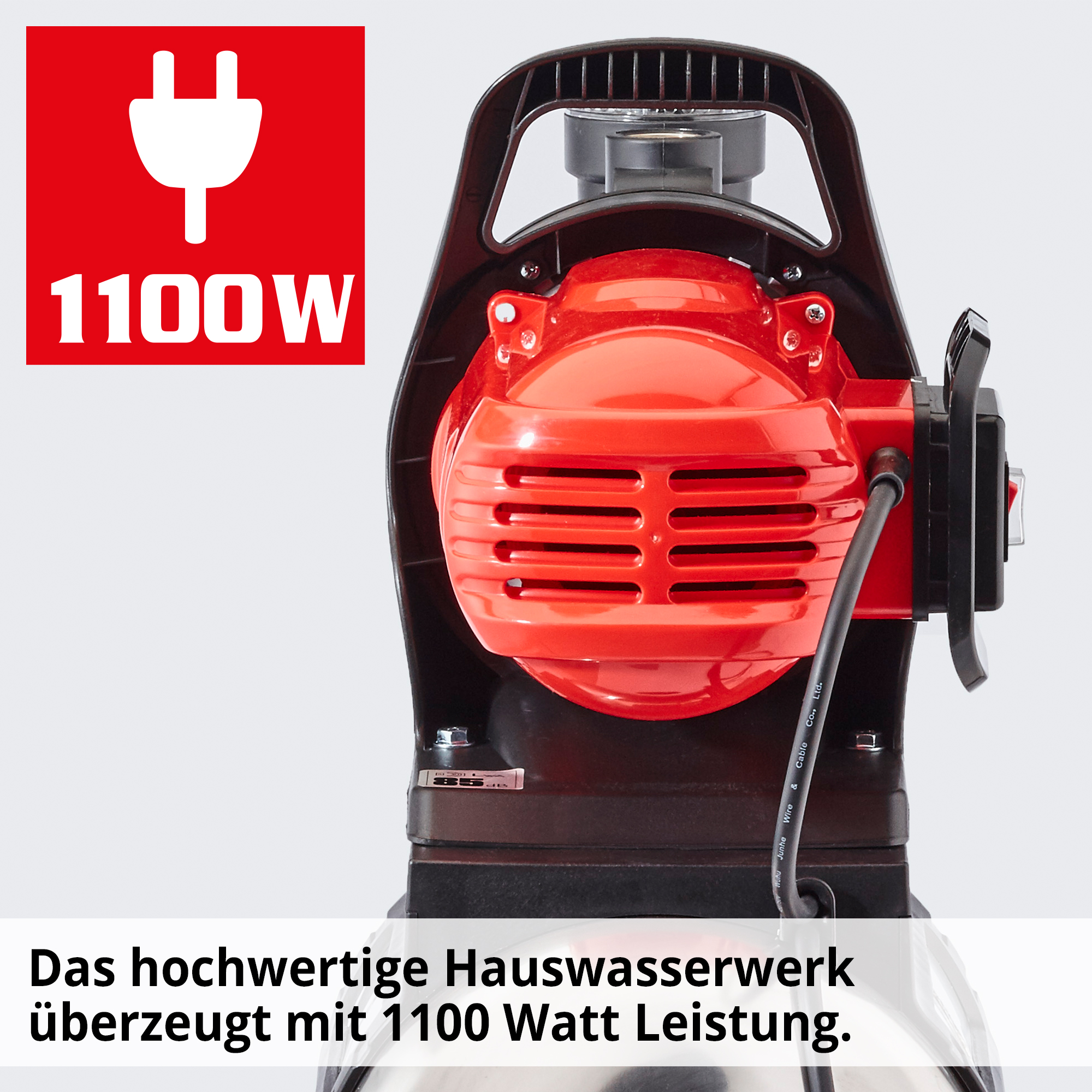 Hecht 3331 INOX Hauswasserwerk; Das hochwertige Hauswasserwerkt überzeugt mit hoher Leistung