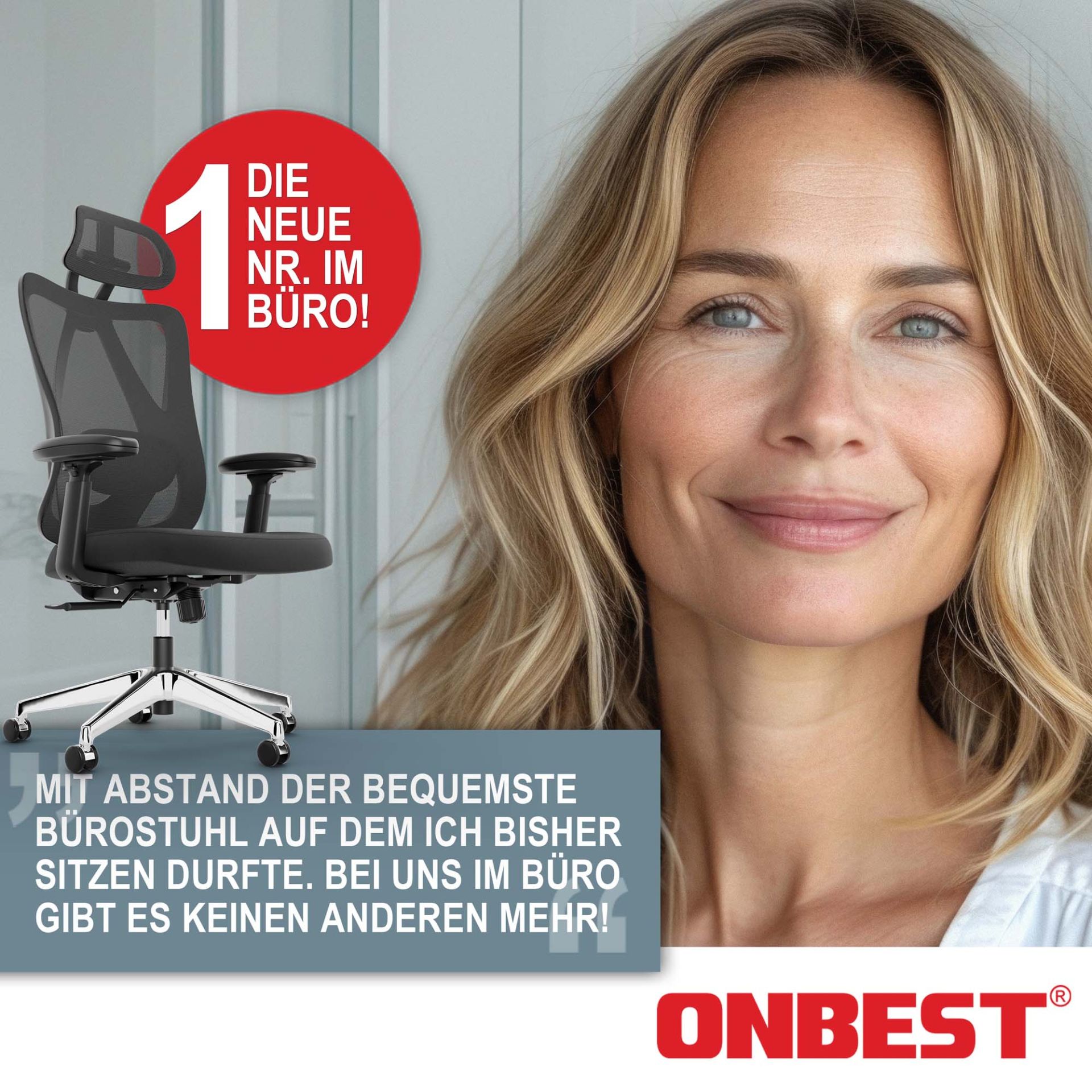 Bürostuhl Monaco schwarz - Der bequemste Bürostuhl für das Büro
