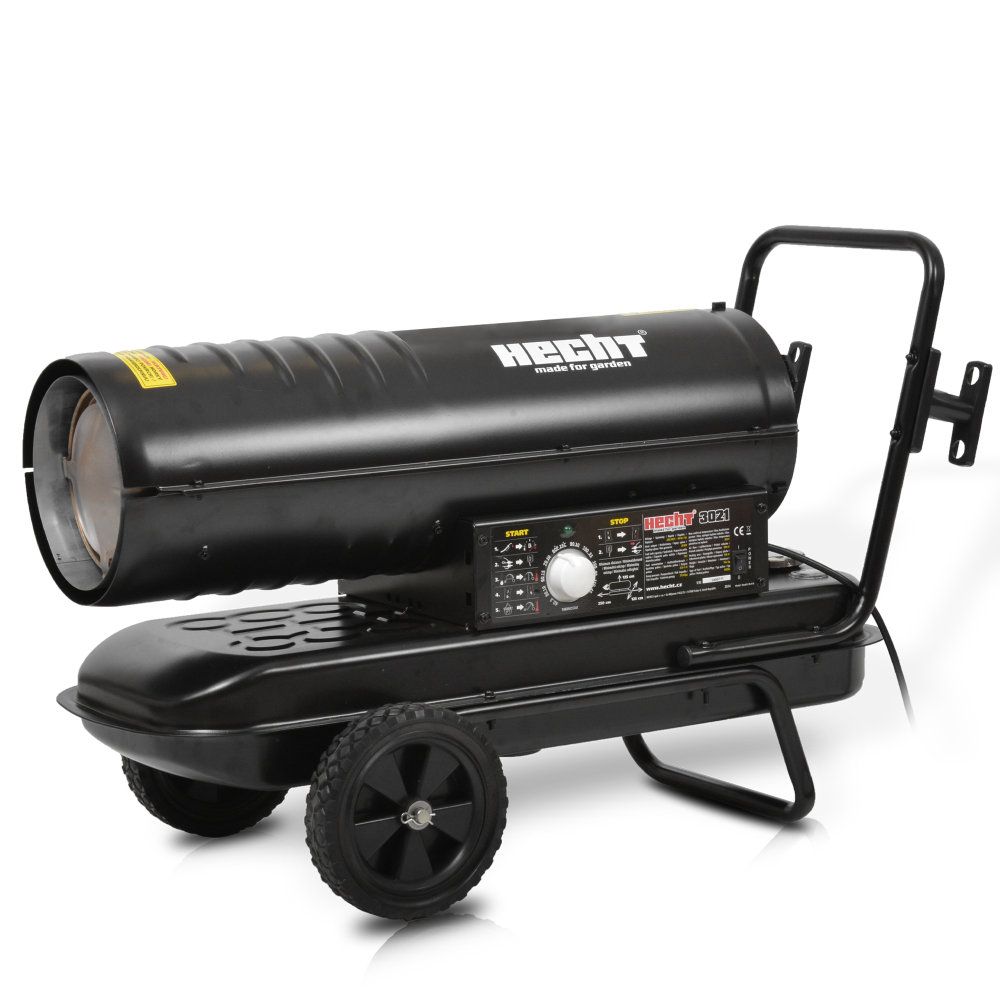 HECHT Diesel Heizkanone 3021 Heizkanone leistungsstarkes Heizgerät