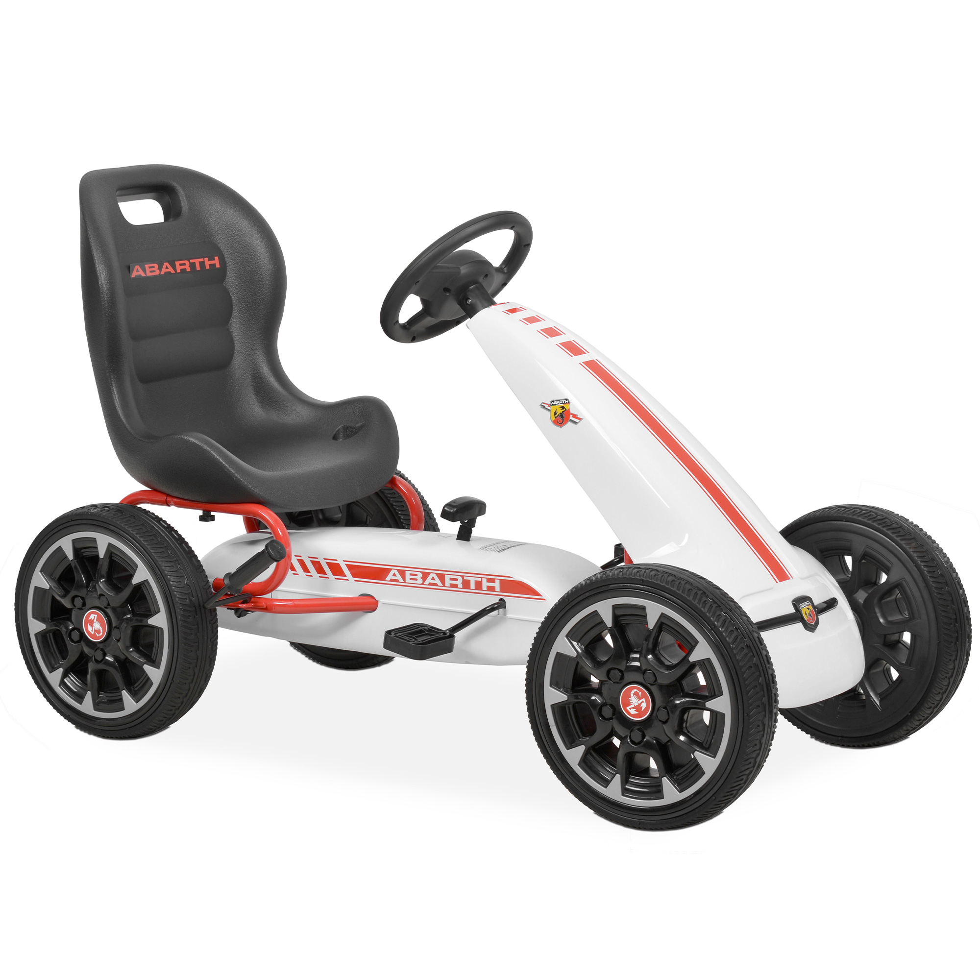 HECHT ABARTH Tretkart White Tretkart für puren Fahrspaß