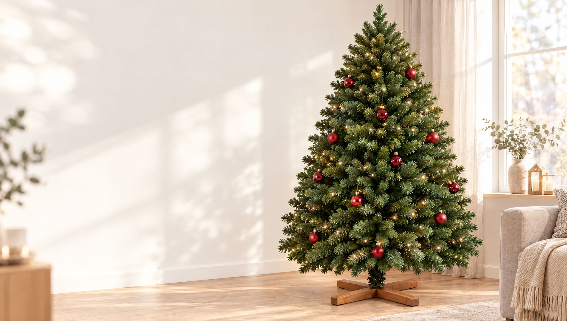 Künstliche Weihnachtsbäume 150–220 cm mit Ständer