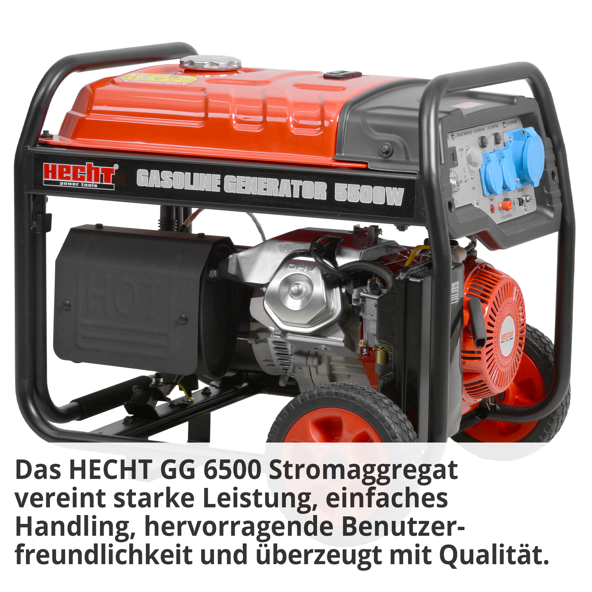 Stromgenerator; Vereint starke Leistung, einfaches Handling, Benutzerfreundlichkeit und Qualität