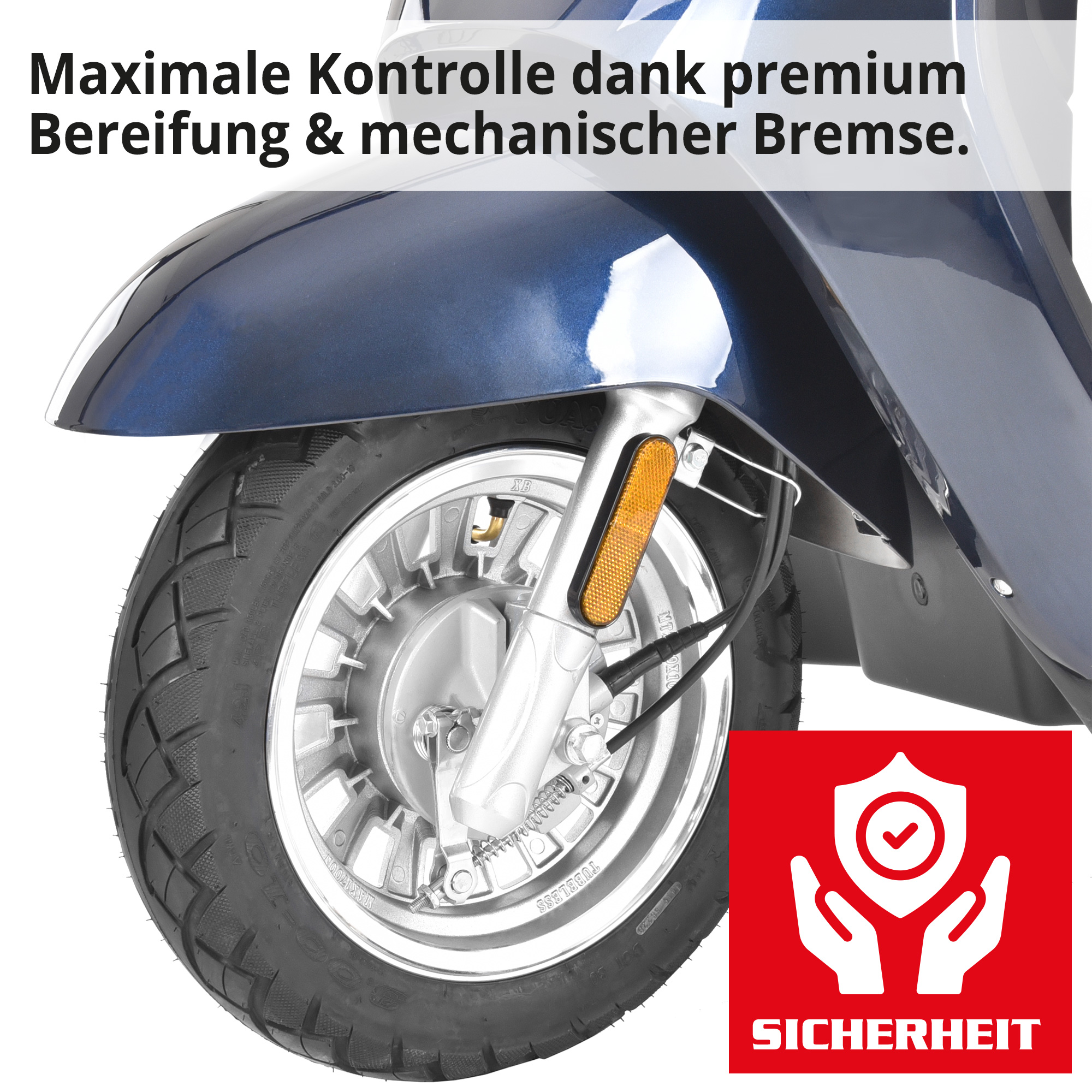 HECHT CITISMAX Blau Seniorenfahrzeug hochqualitativen reifen und Bremsen