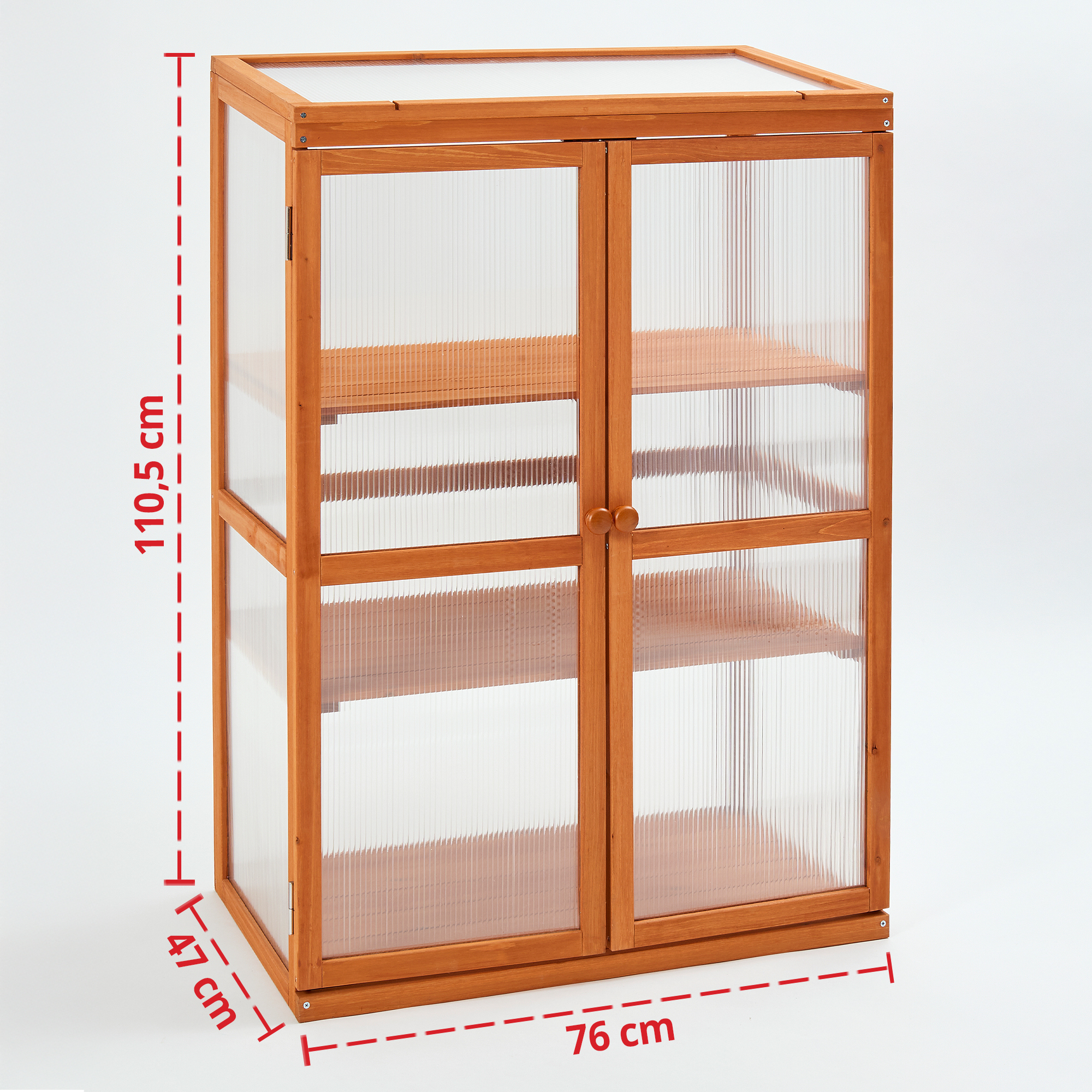 Pflanzschrank Frühling; 76 x 47 x 110,5 Zentimeter