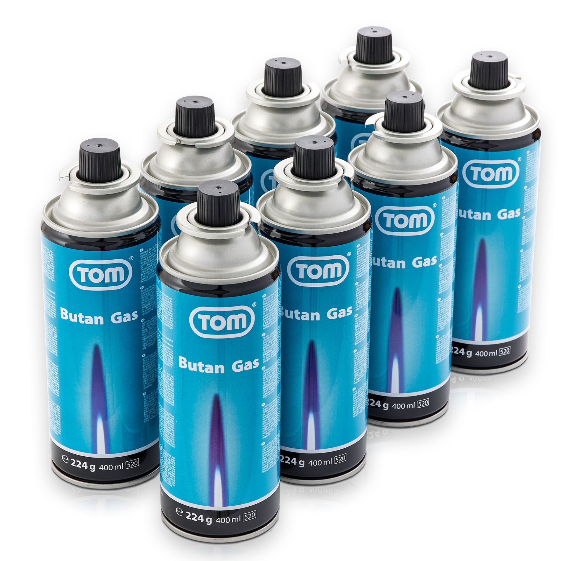 8 Dosen CG-227 TOM Butan Gas