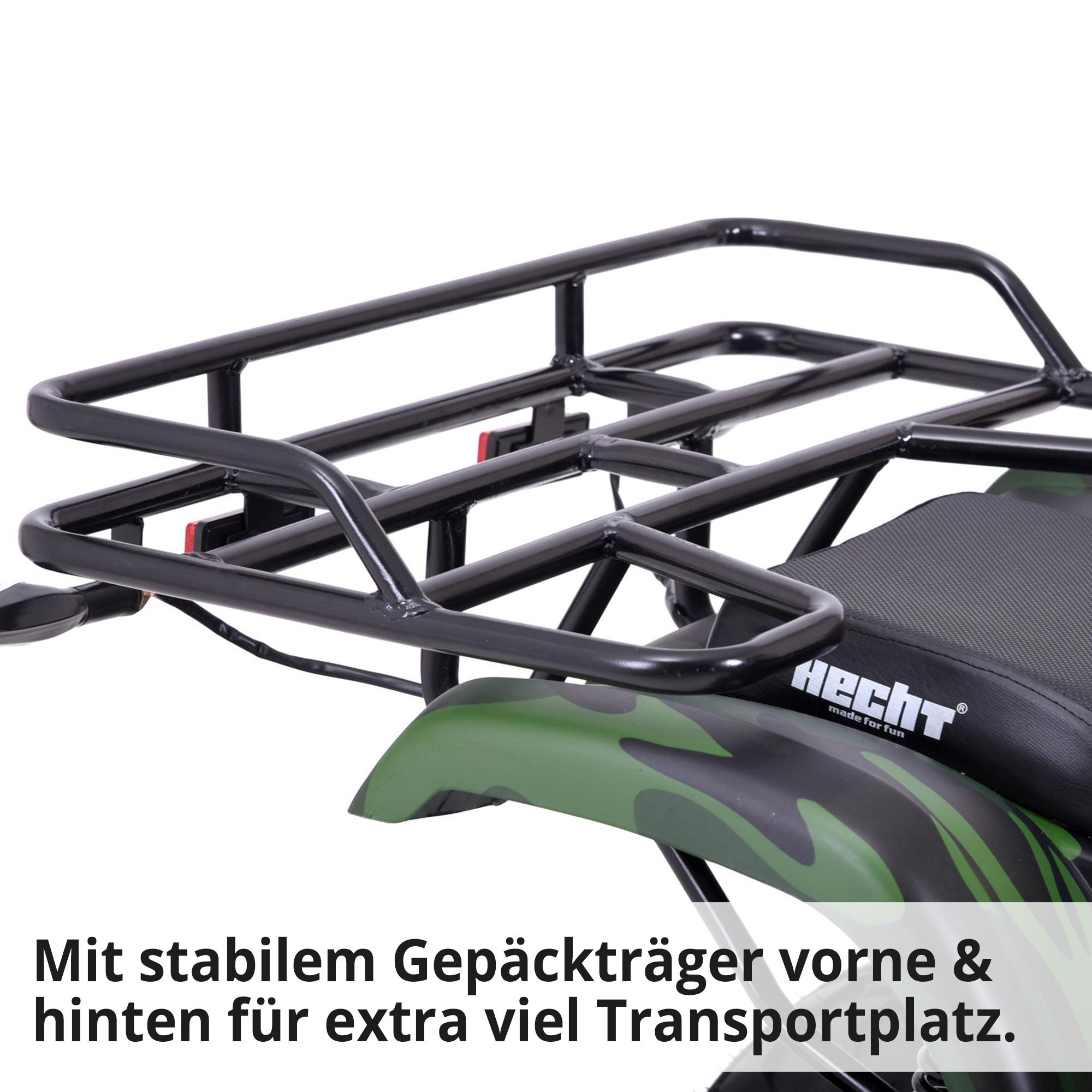 HECHT Elektro-Quad Army 56155  Elektro-Quad mit stabilem Gepäckträger HECHT Elektro-Quad Army 56155  Elektro-Quad mit stabilem Gepäckträger