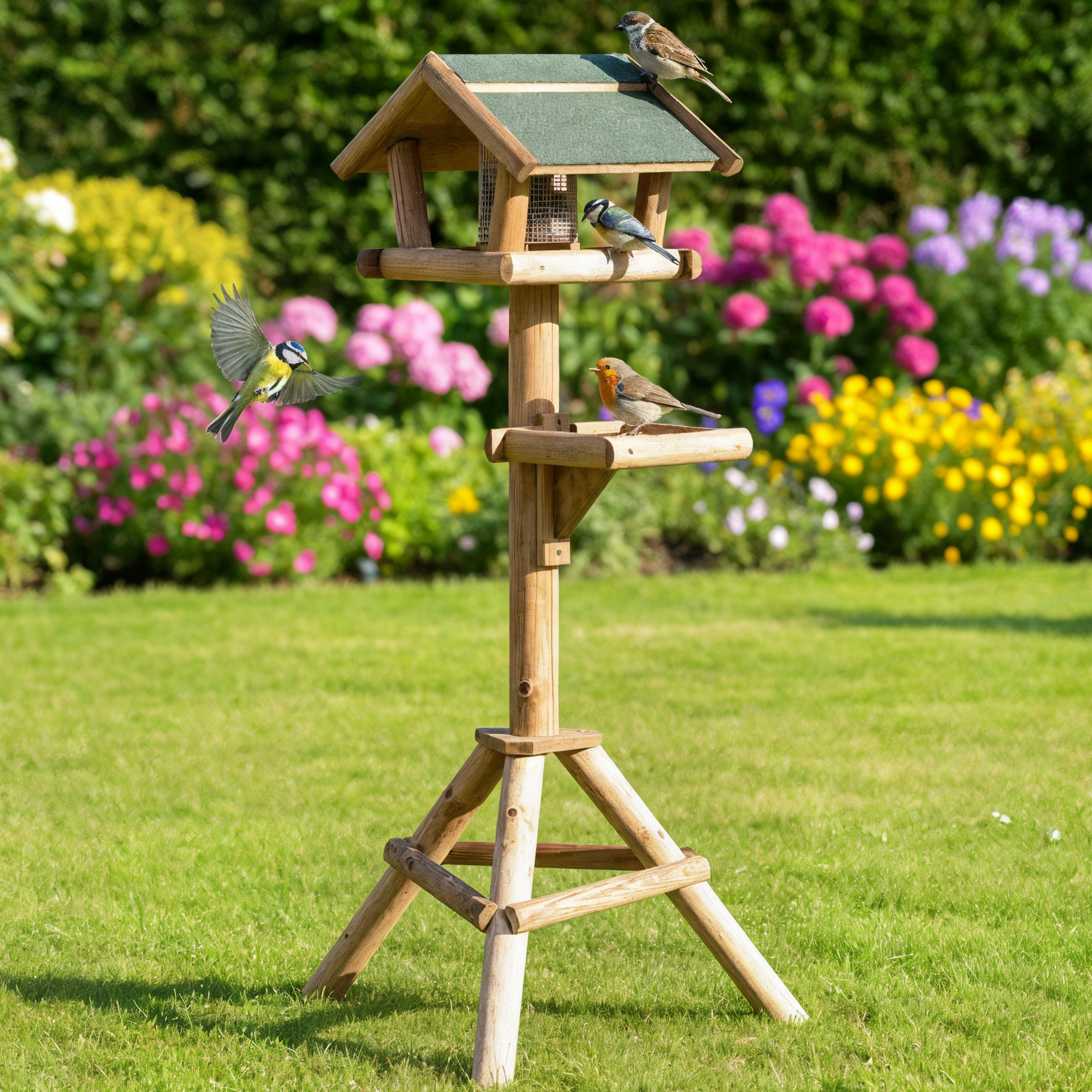 Vogelhaus mit Ständer Bird Farm
