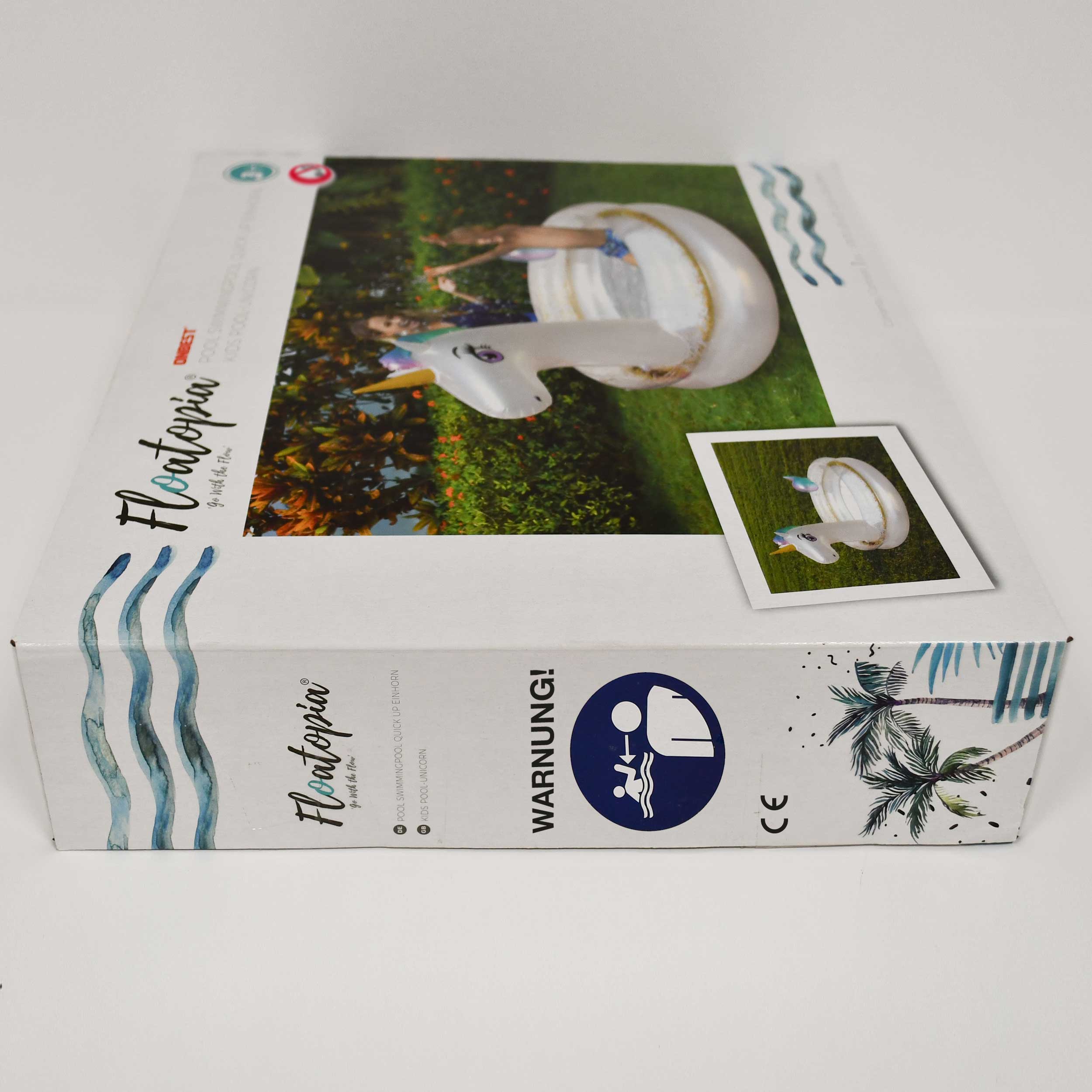 Planschbecken Lama Verpackung Ansicht liegend