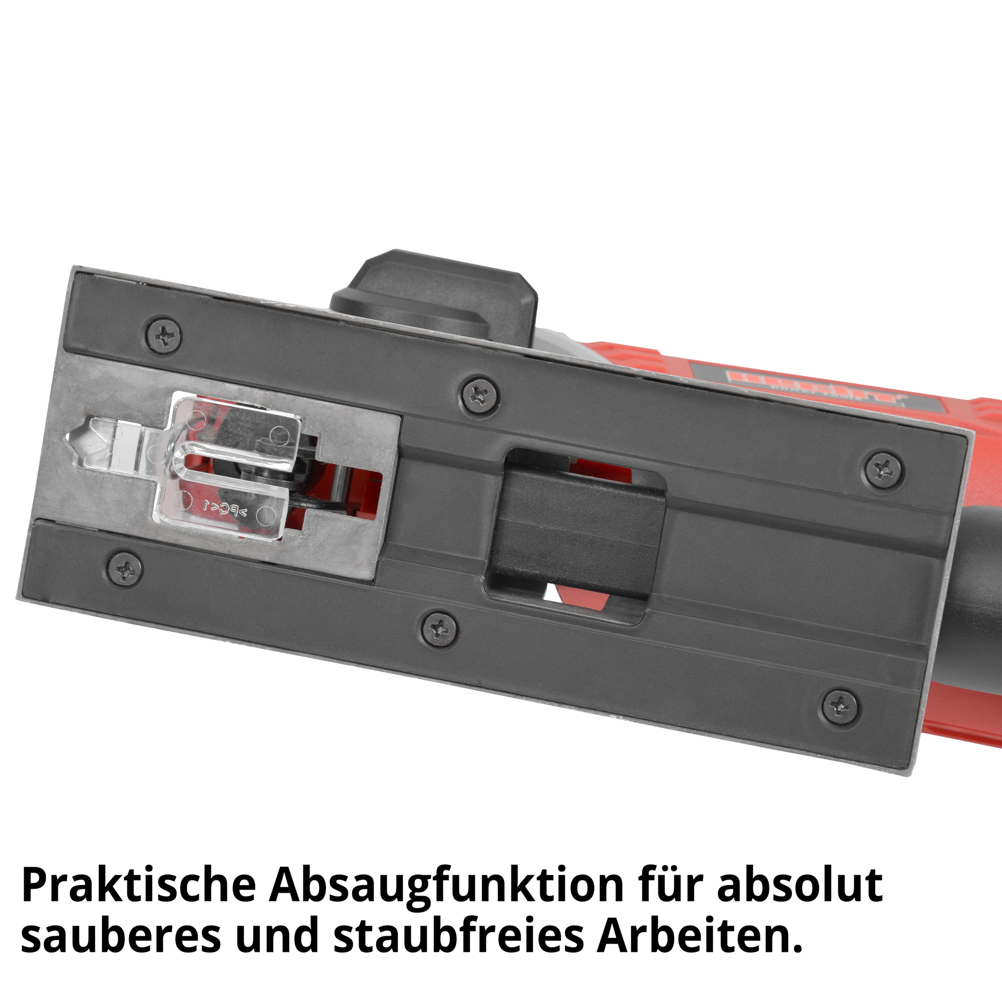 HECHT 1531 Akku Stichsäge; Praktische Absaugfunktion für absolut sauberes und staubfreies Arbeiten