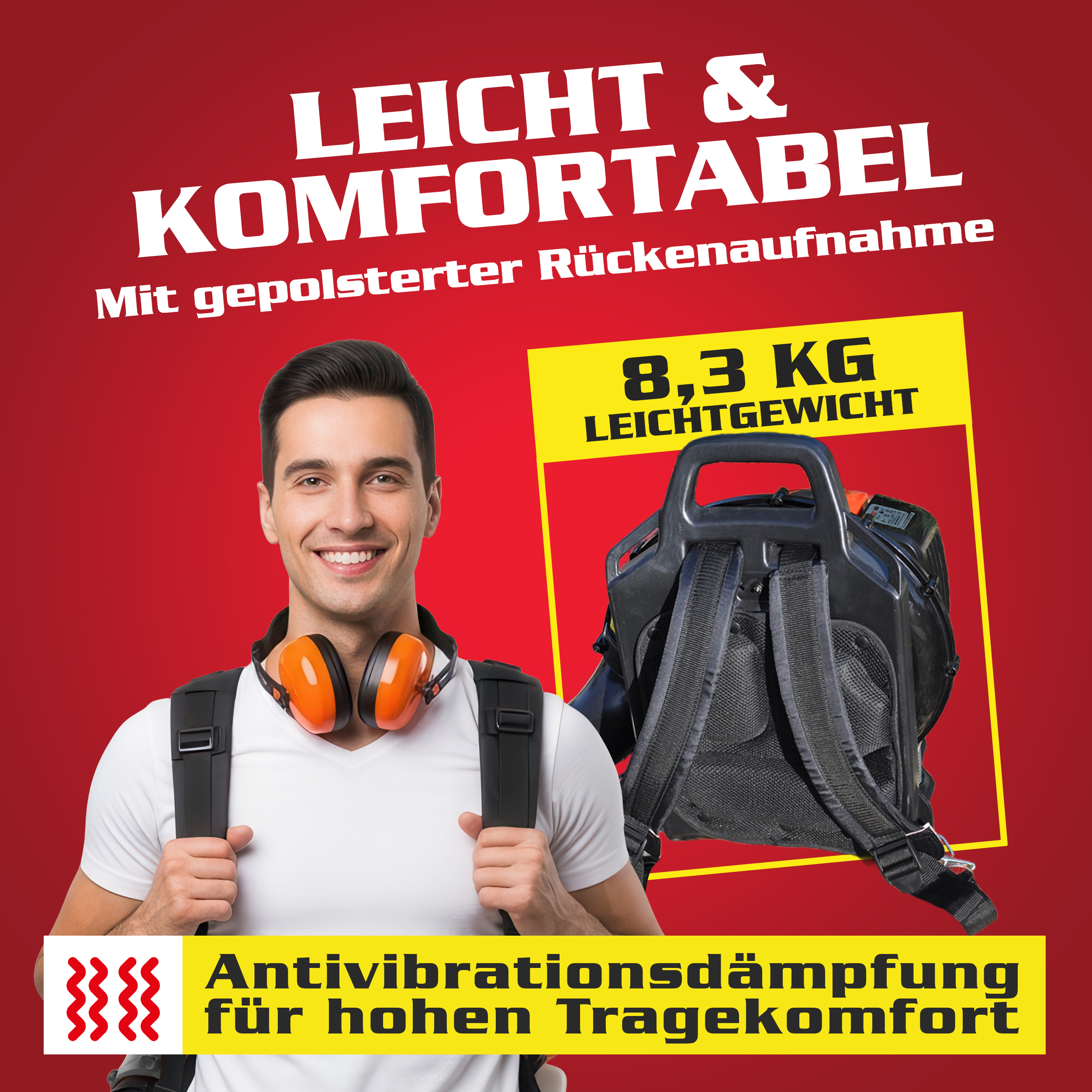 HECHT Laubbläser 952 für schnelle und effiziente Laubbeseitigung